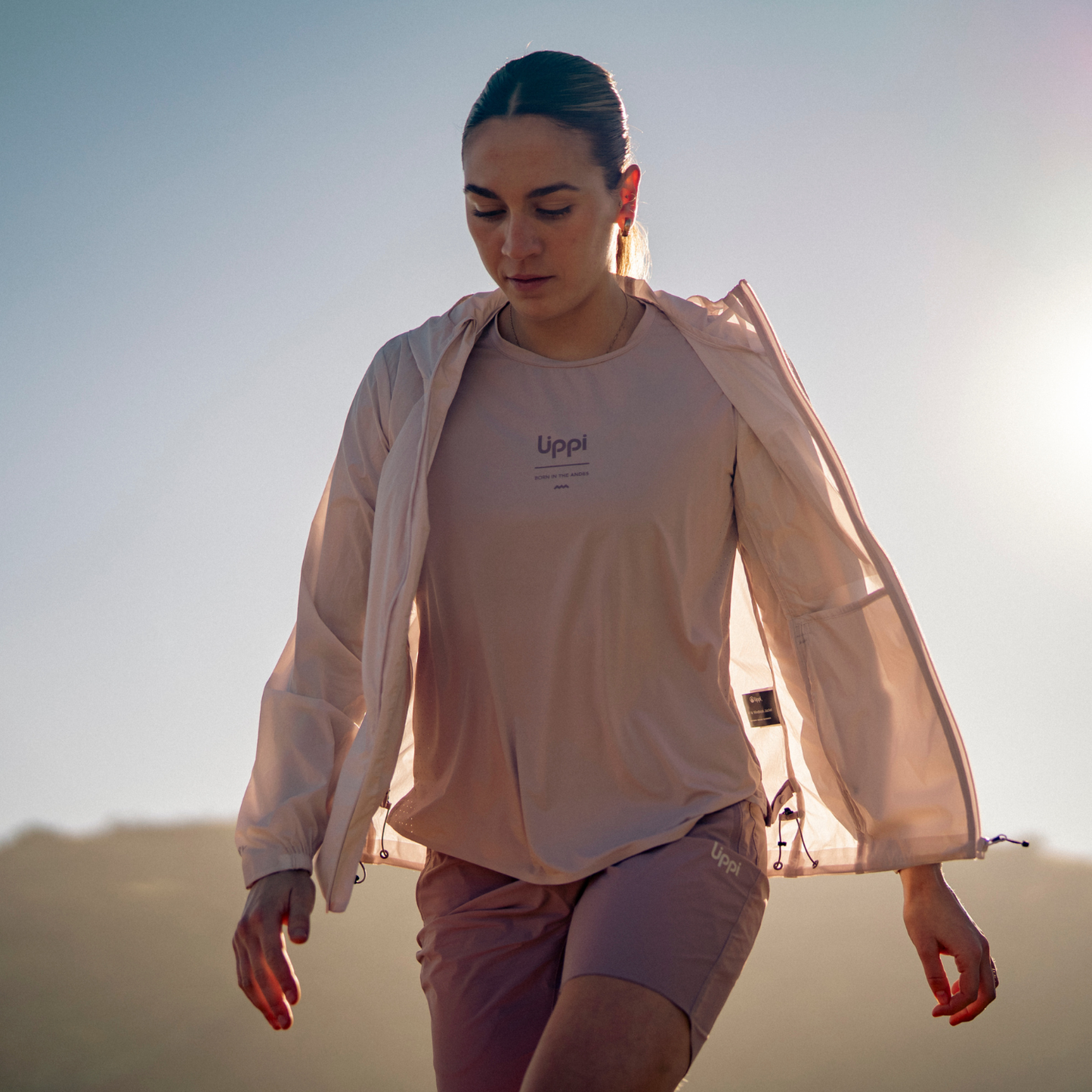 Polera Mujer Air Q-Dry T-Shirt Coral Lippi