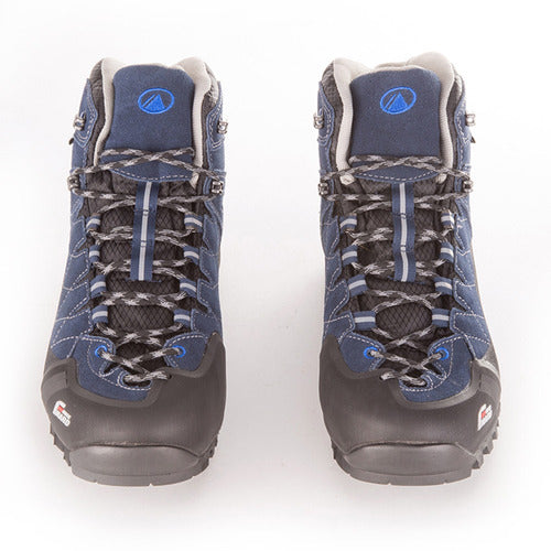 Botín Hombre Bravo Mid Azul Lippi