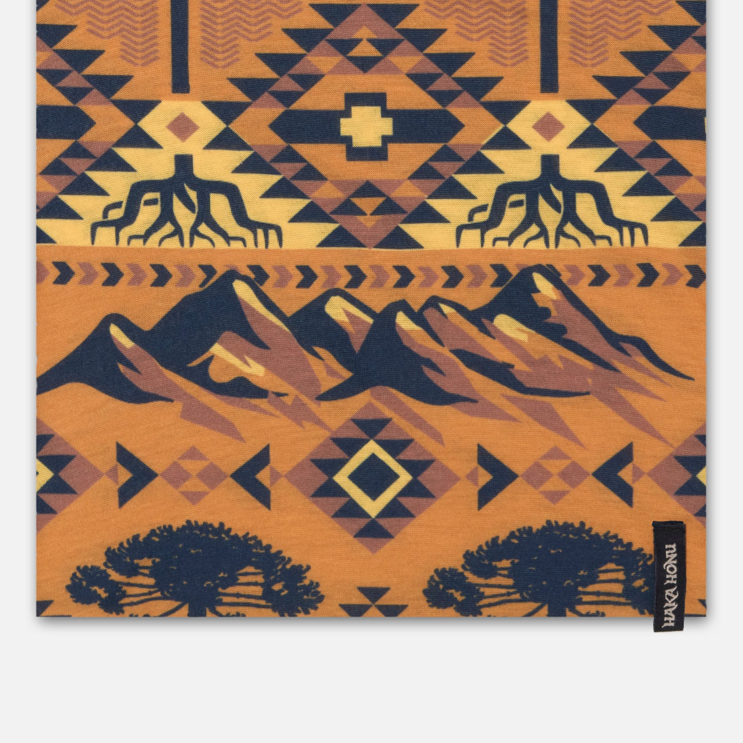 Bandana Araucaria Print Mostaza Haka Honu