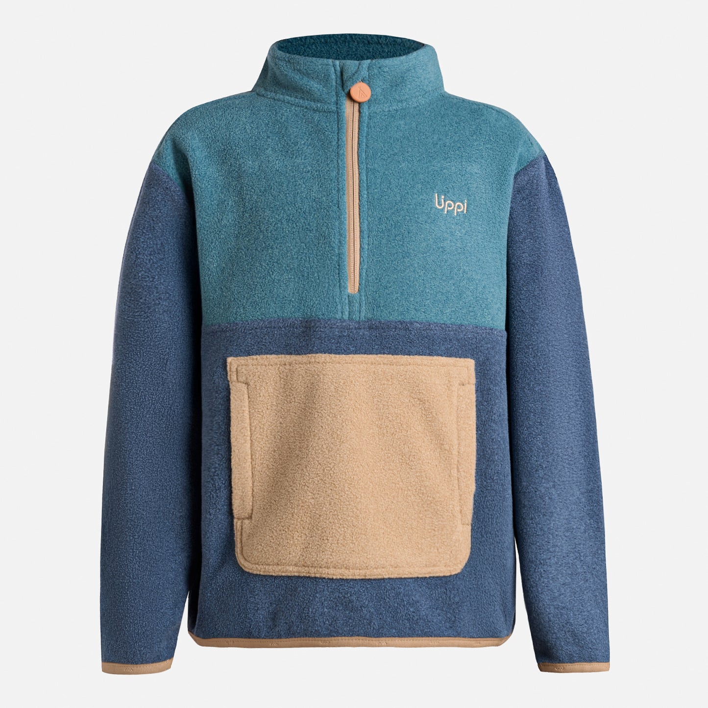 Polar Niño Forest 14 Zip Sweatshirt Azul Piedra Lippi