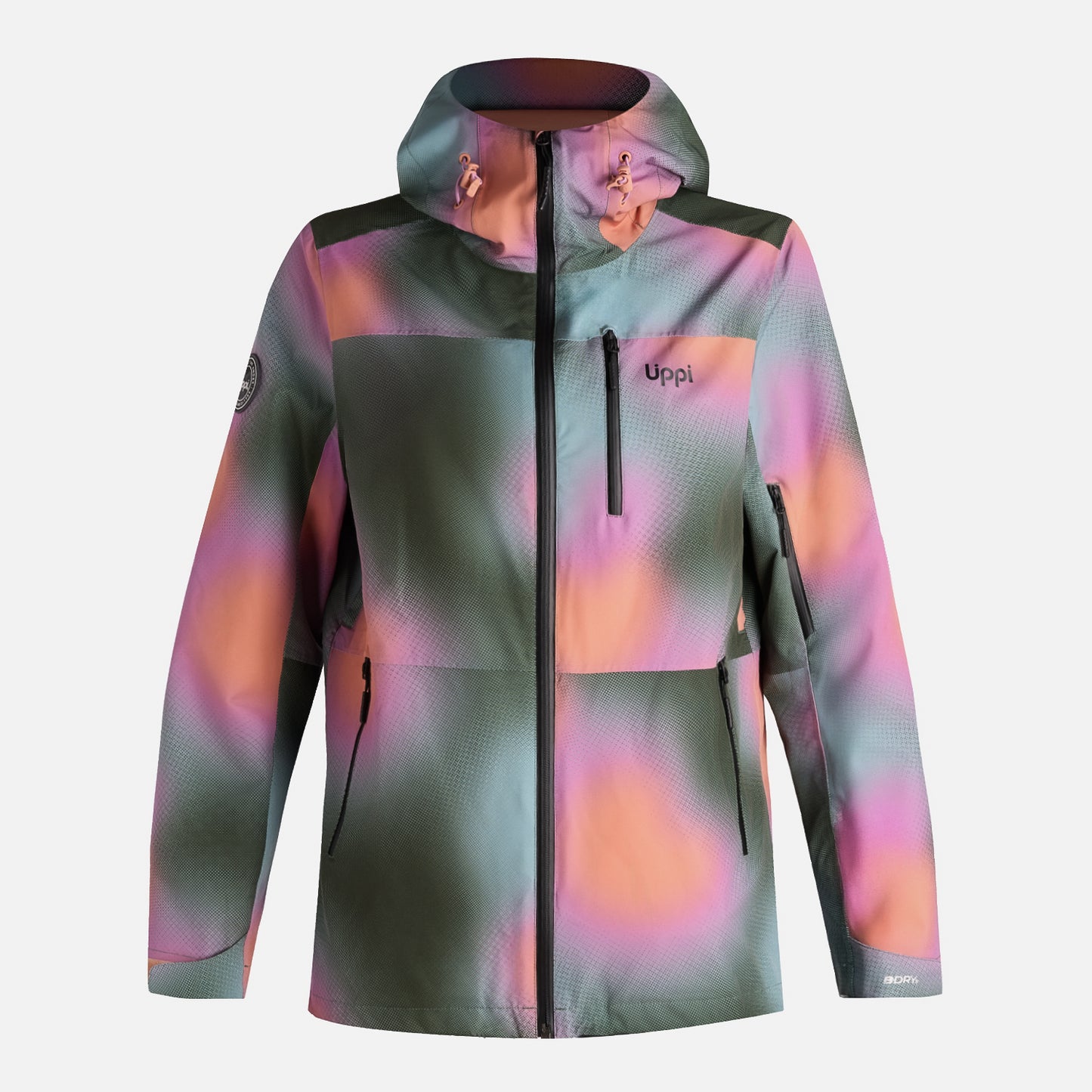 Chaqueta Mujer Sierra Nevada B-Dry Light Hoody Jacket Print Damasco Lippi
