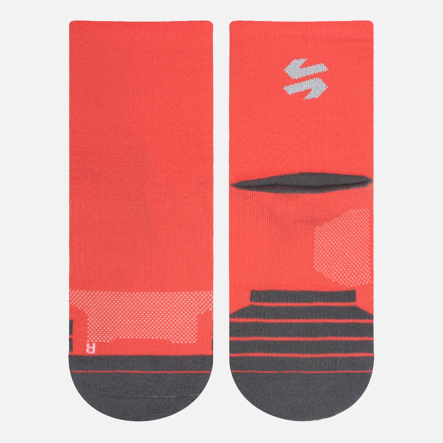 Calcetines Mujer Stride Running Mid Socks Coral Vulcano