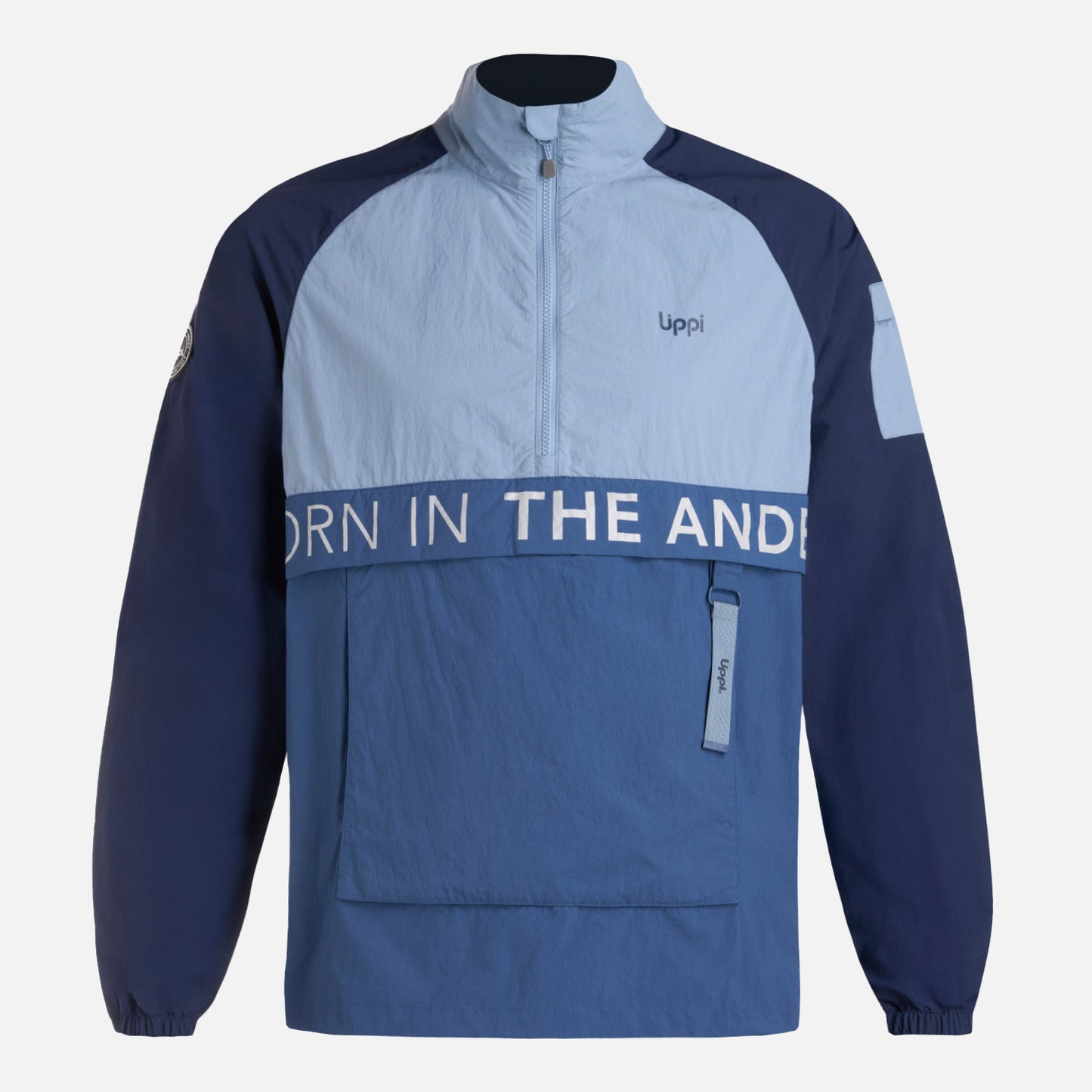 Chaqueta Hombre WindCity WindBreaker 1/4 Zip Jacket Azul Piedra Lippi