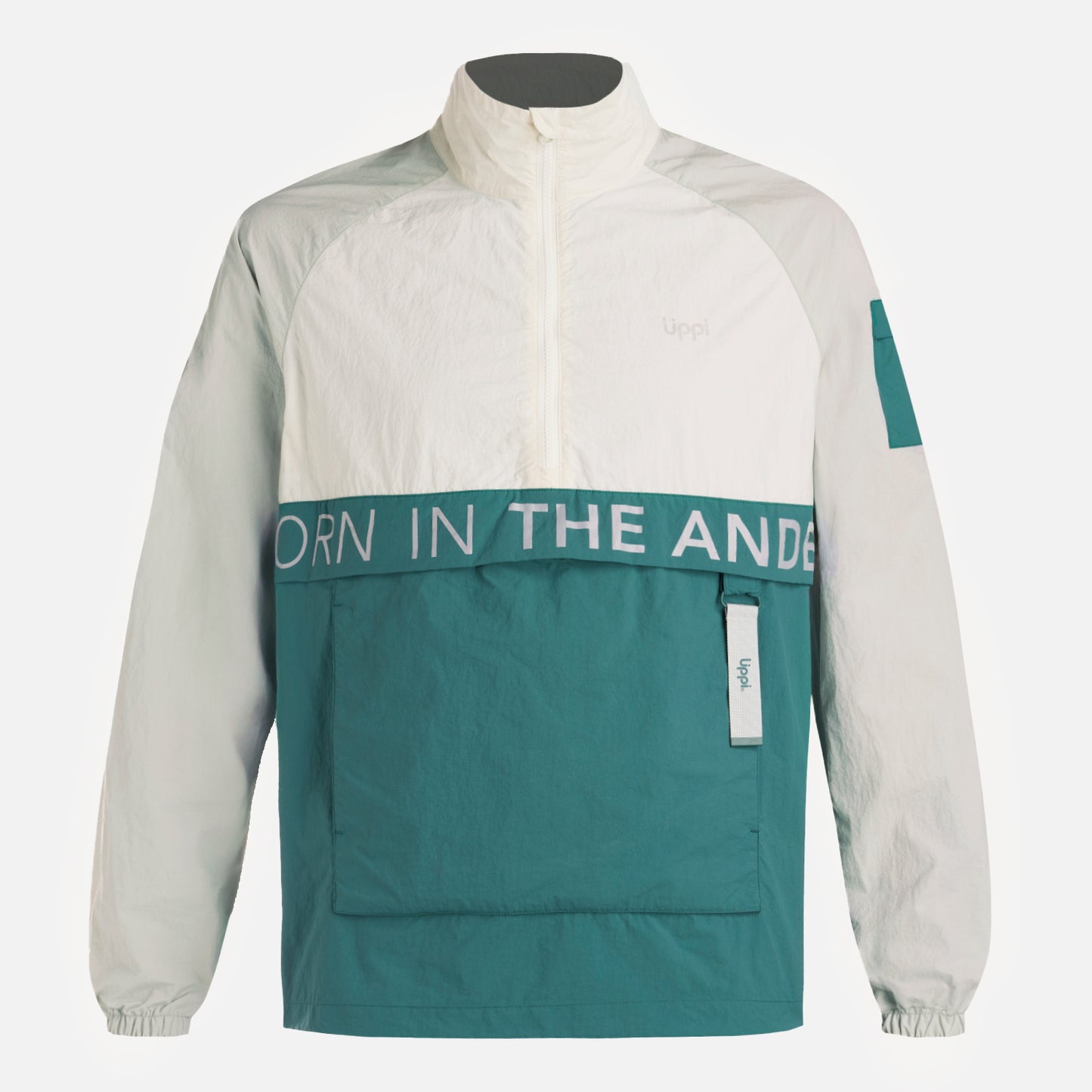 Chaqueta Hombre WindCity WindBreaker 1/4 Zip Jacket Gris Claro Lippi