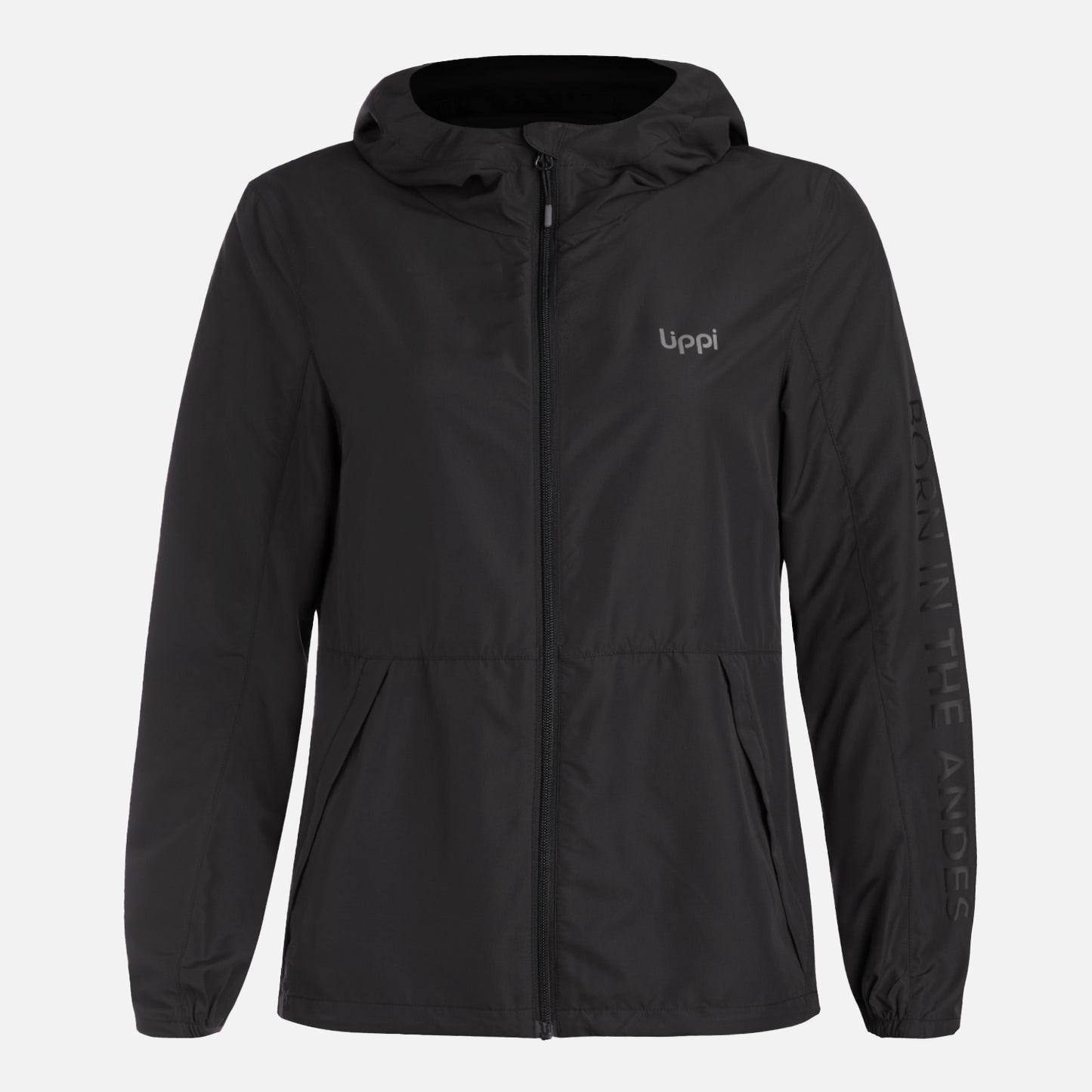 Chaqueta Mujer Nightfall Windbreaker Hoody Jacket Negro Lippi