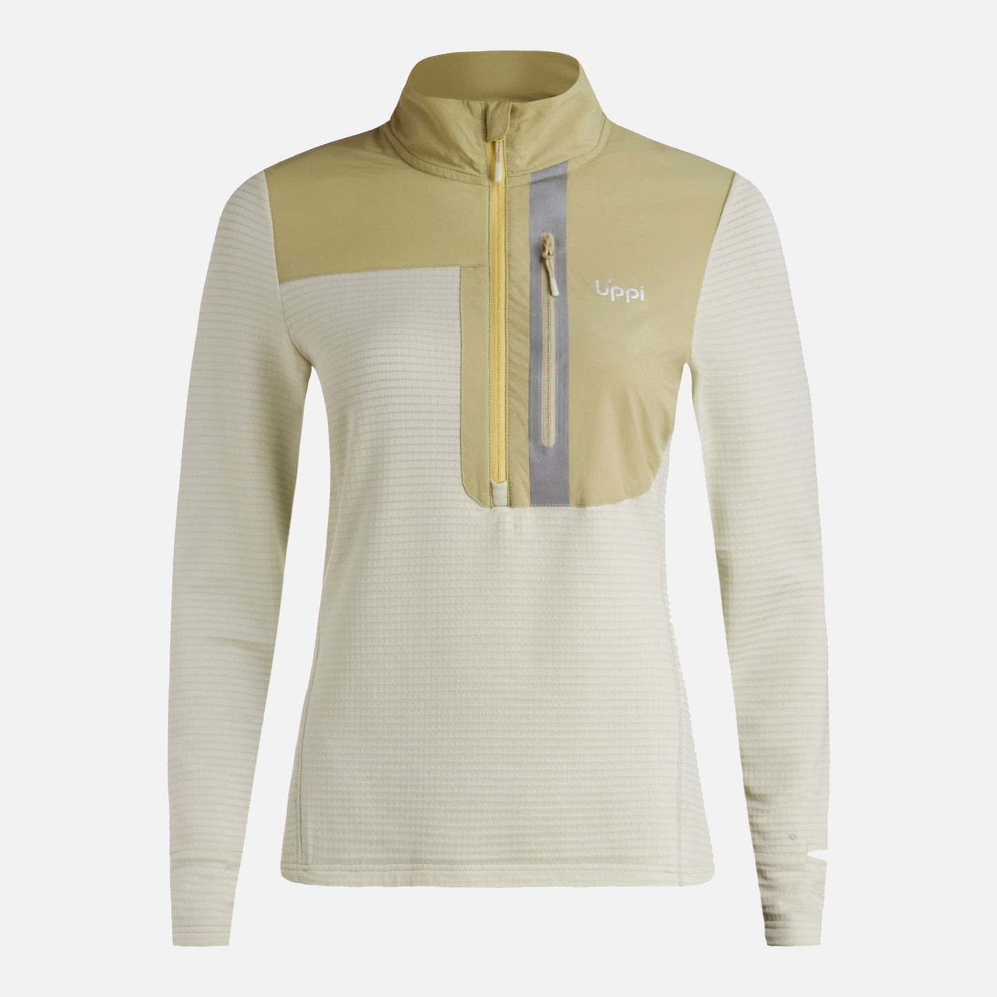 Polerón Mujer Karova Nano-F 1/4 Zip Verde Claro Lippi