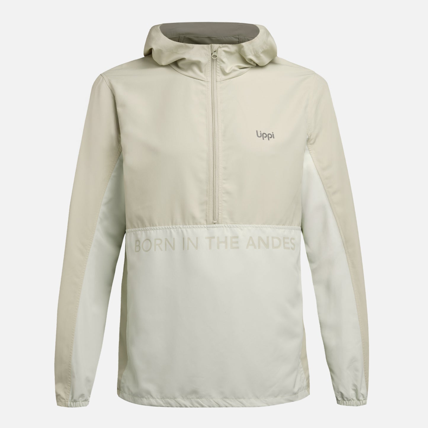 Chaqueta Hombre Nightfall Windbreaker 1/4 Zip Hoody Jacket Verde Manzana Lippi