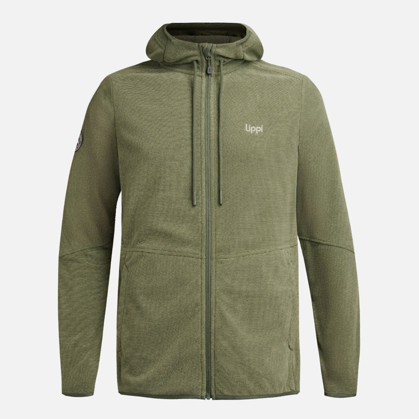 Polar Hombre Stripes Nano-F Full Zip Hoody Verde Musgo Lippi