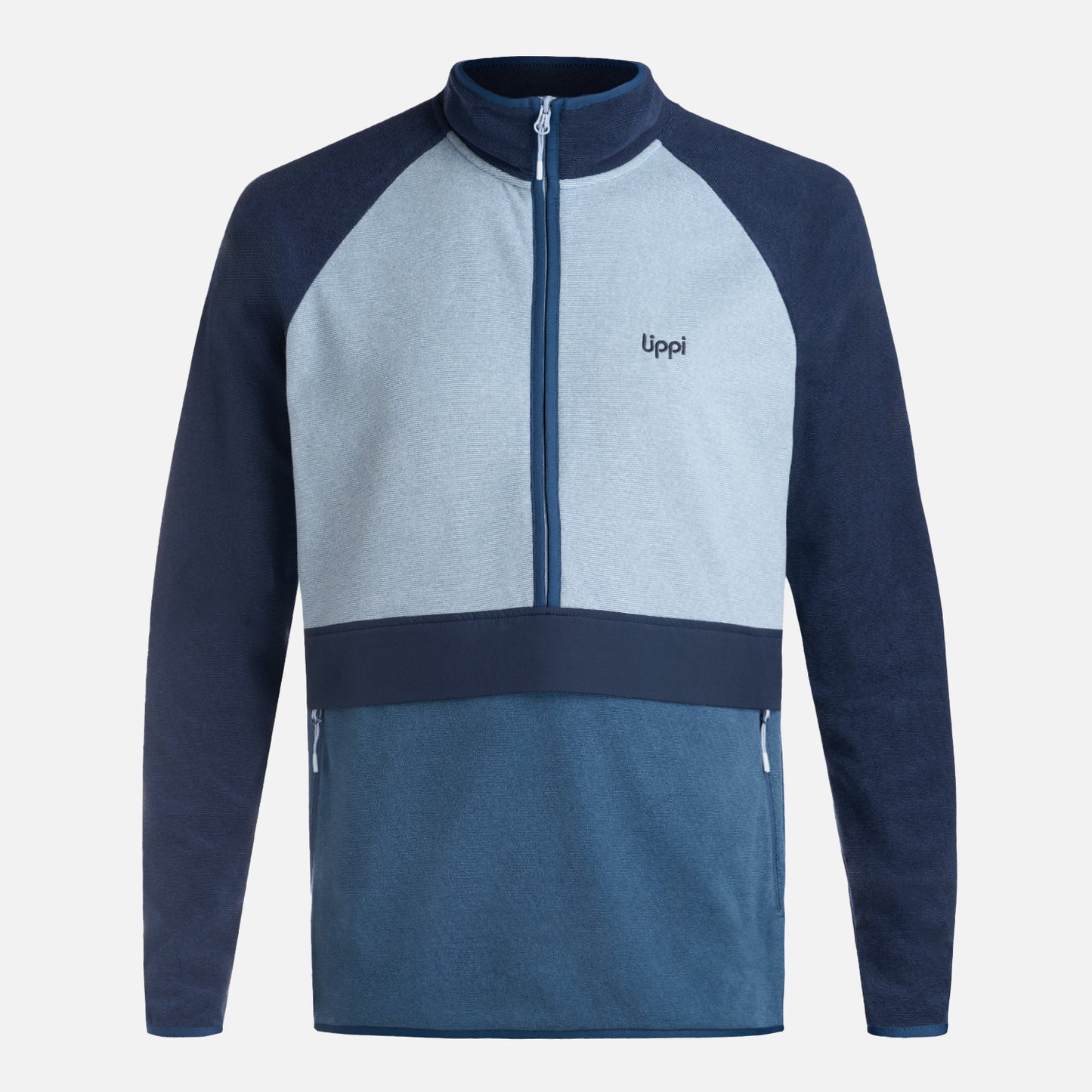 Polar Hombre Fireplace 1/4 Zip Sweatshirt Azul Oscuro Lippi