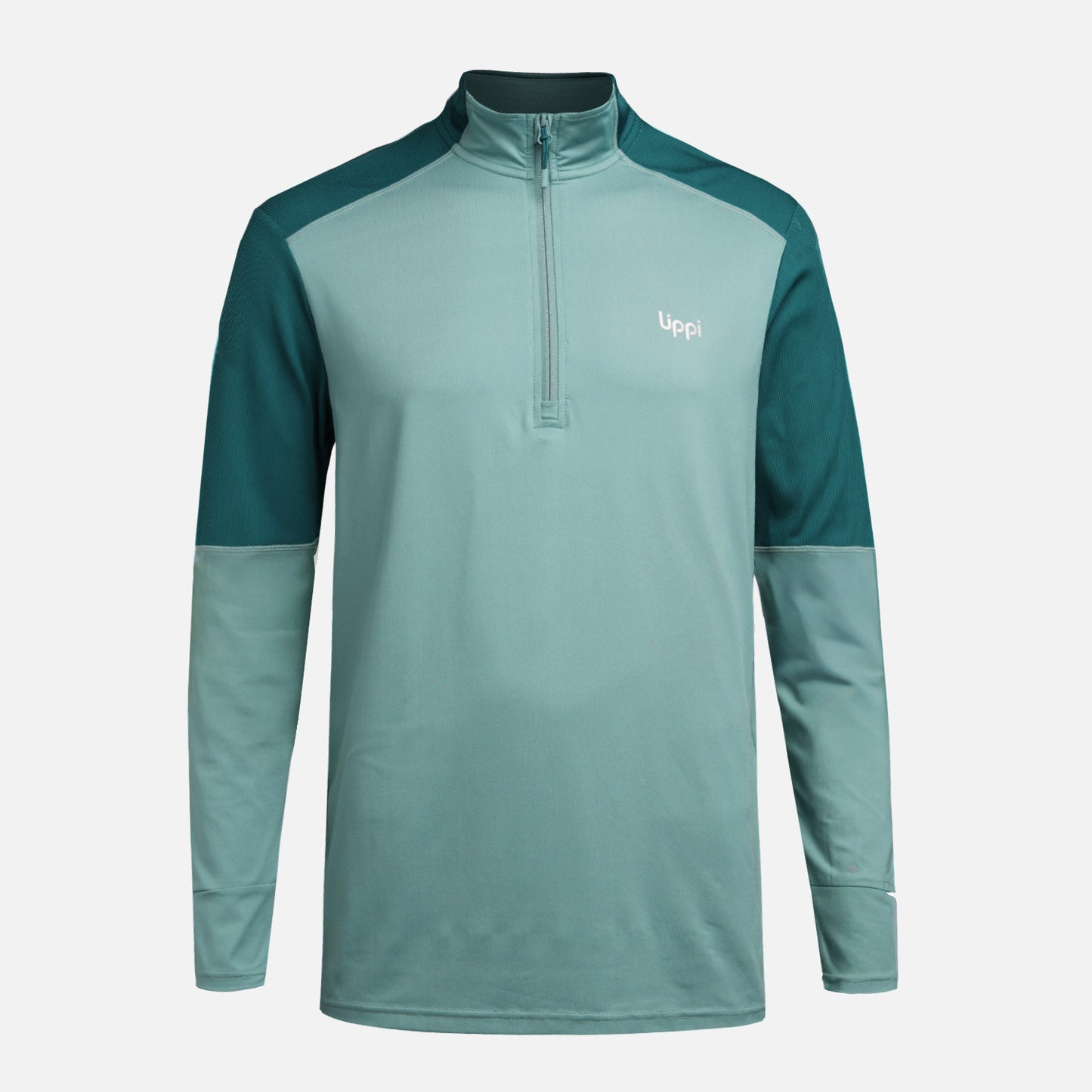 Polerón Hombre Puerto Trucco 1/4 Zip Turquesa Lippi
