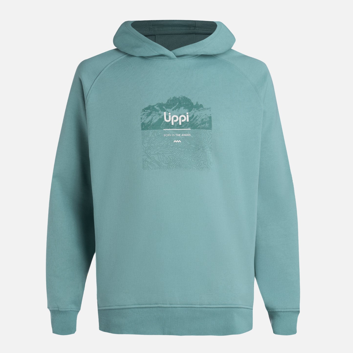 Polerón Hombre Insigne Hoody Sweatshirt Front Print Turquesa Lippi