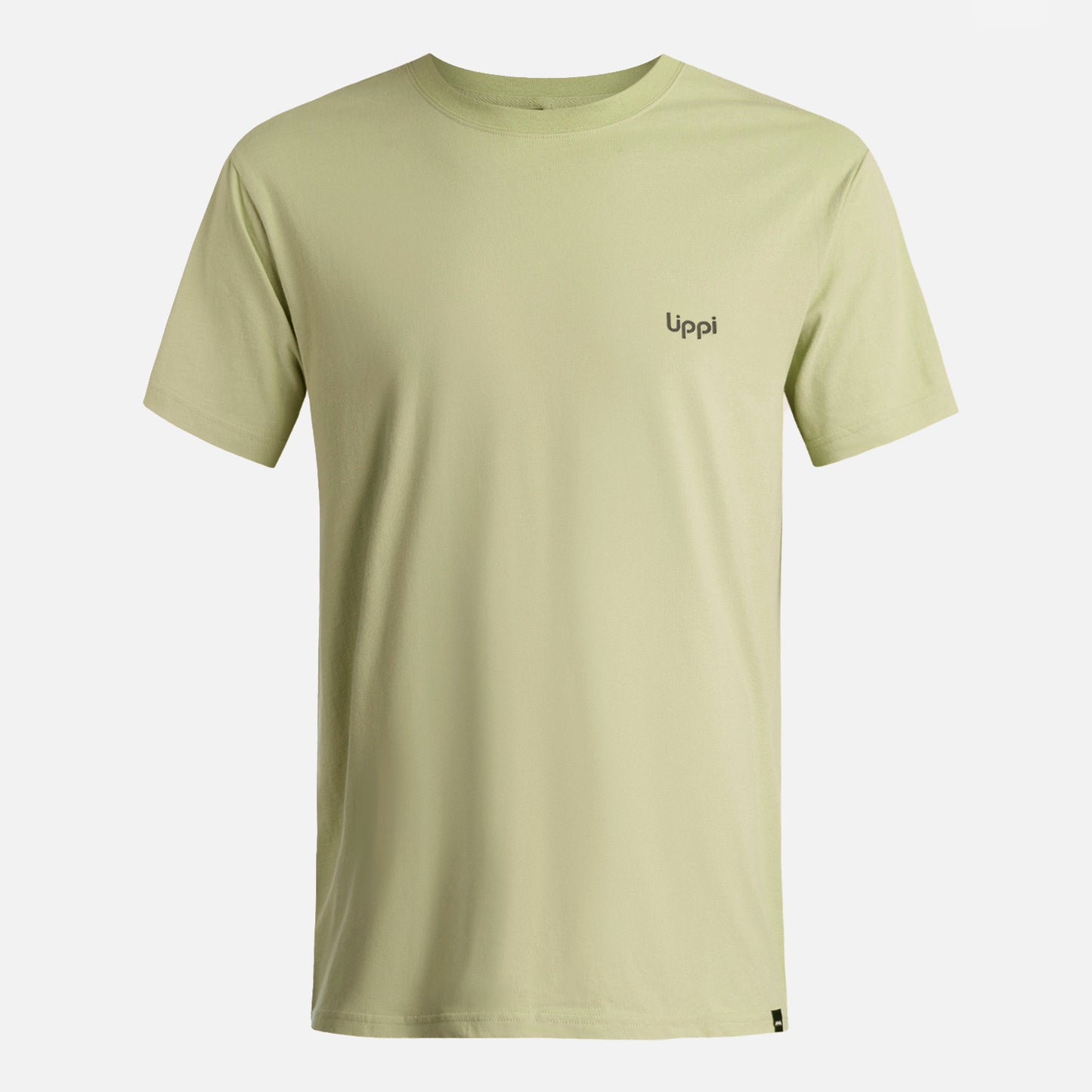 Polera Hombre Logo Lippi Back Print T-Shirt Verde Manzana Lippi
