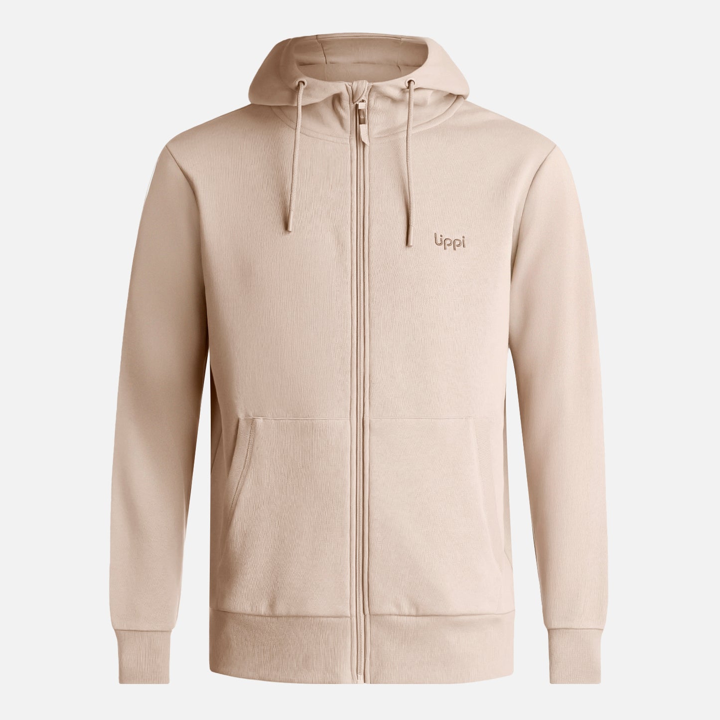 Polerón Hombre Ulmo Full Zip Hoody Sweatshirt Beige Lippi