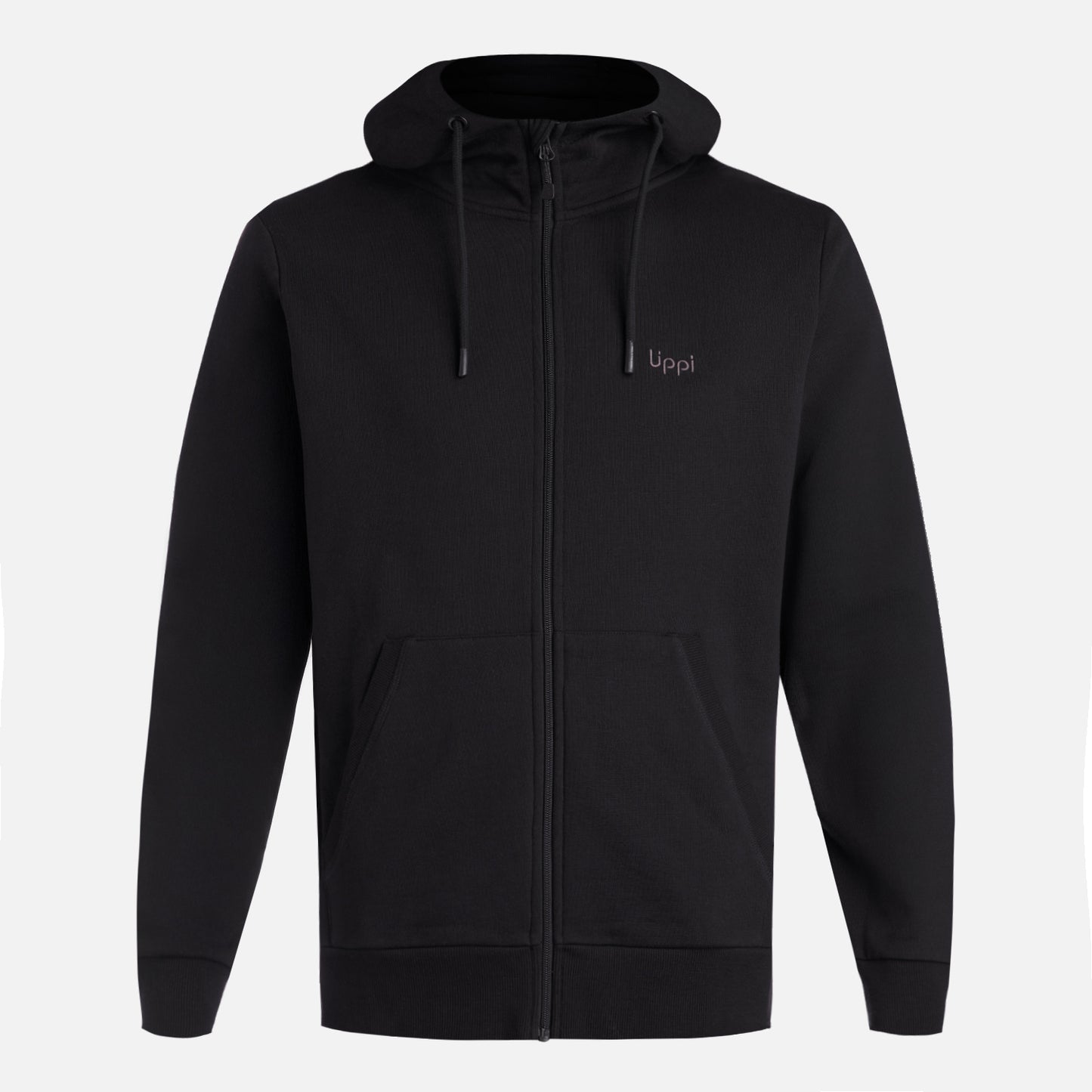 Polerón Hombre Ulmo Light Full Zip Hoody Sweatshirt Negro Lippi