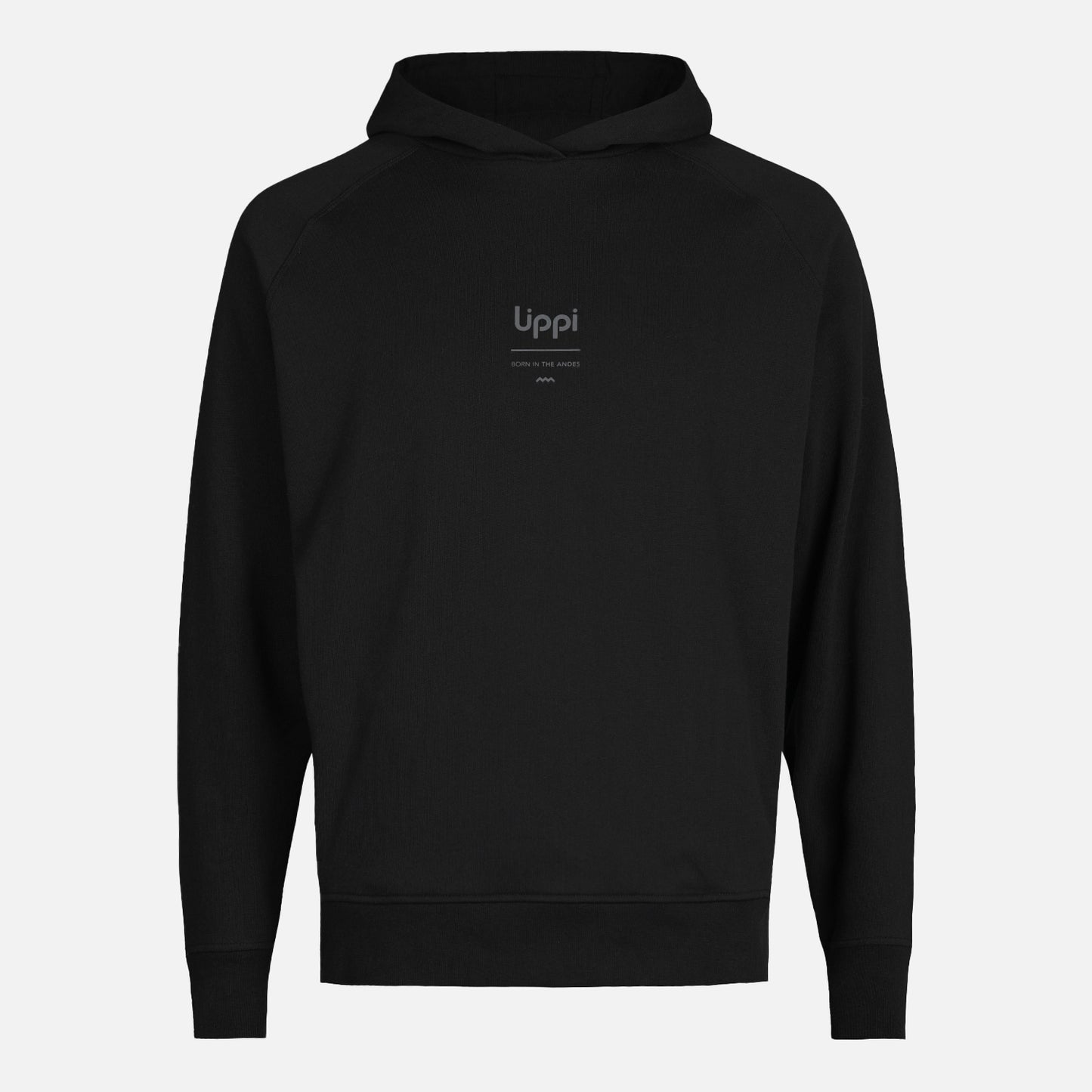 Polerón Hombre Ulmo Light Hoody Sweatshirt Negro Lippi