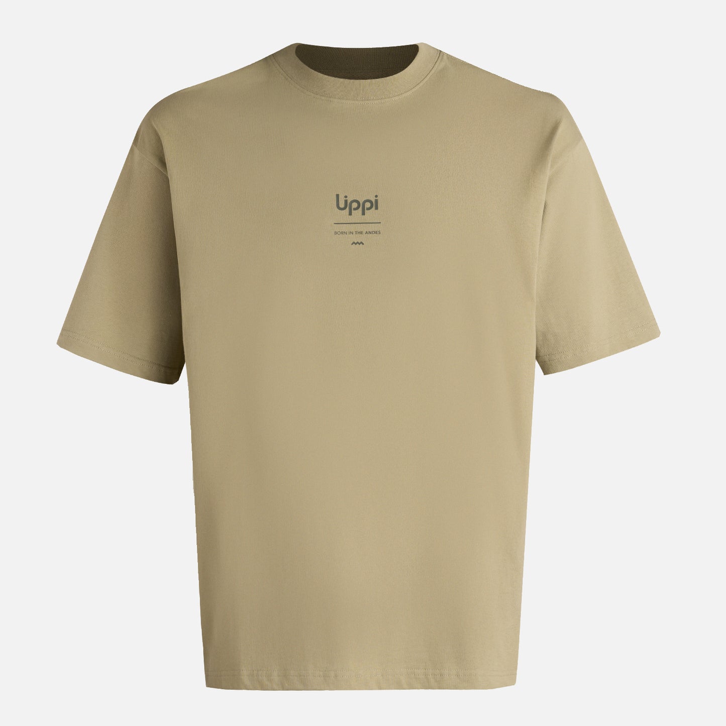 Polera Hombre Endura Cotton T-Shirt Verde Oliva Lippi