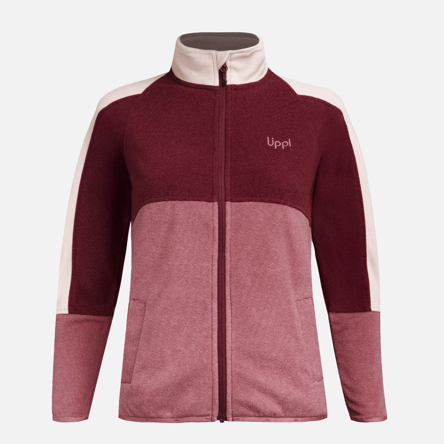 Polar Teen Girl Fireplace Full Zip Sweatshirt Rosa Oscuro Lippi