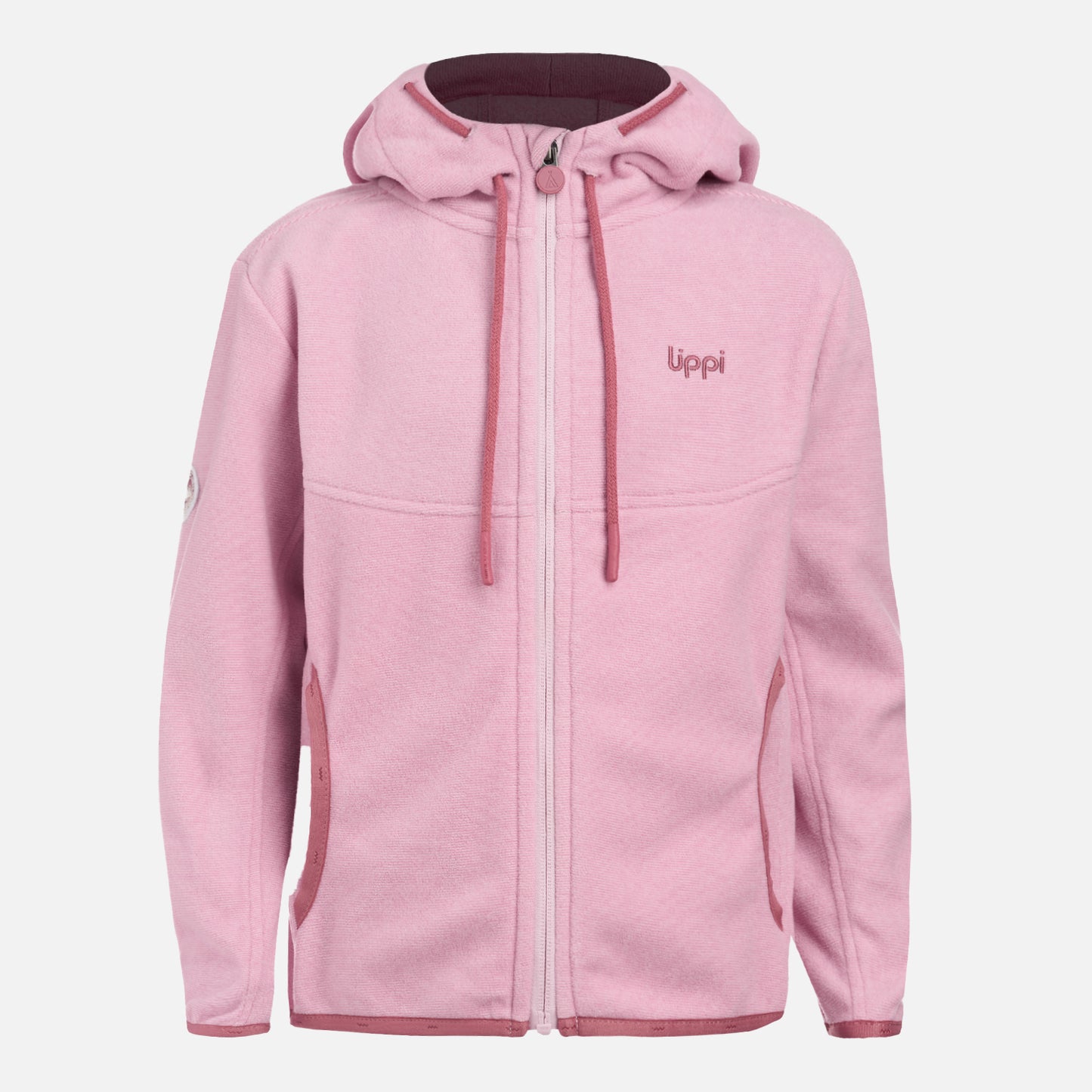 Polar Niña Stripes Nano-F Full Zip Hoody Rosa Claro Lippi