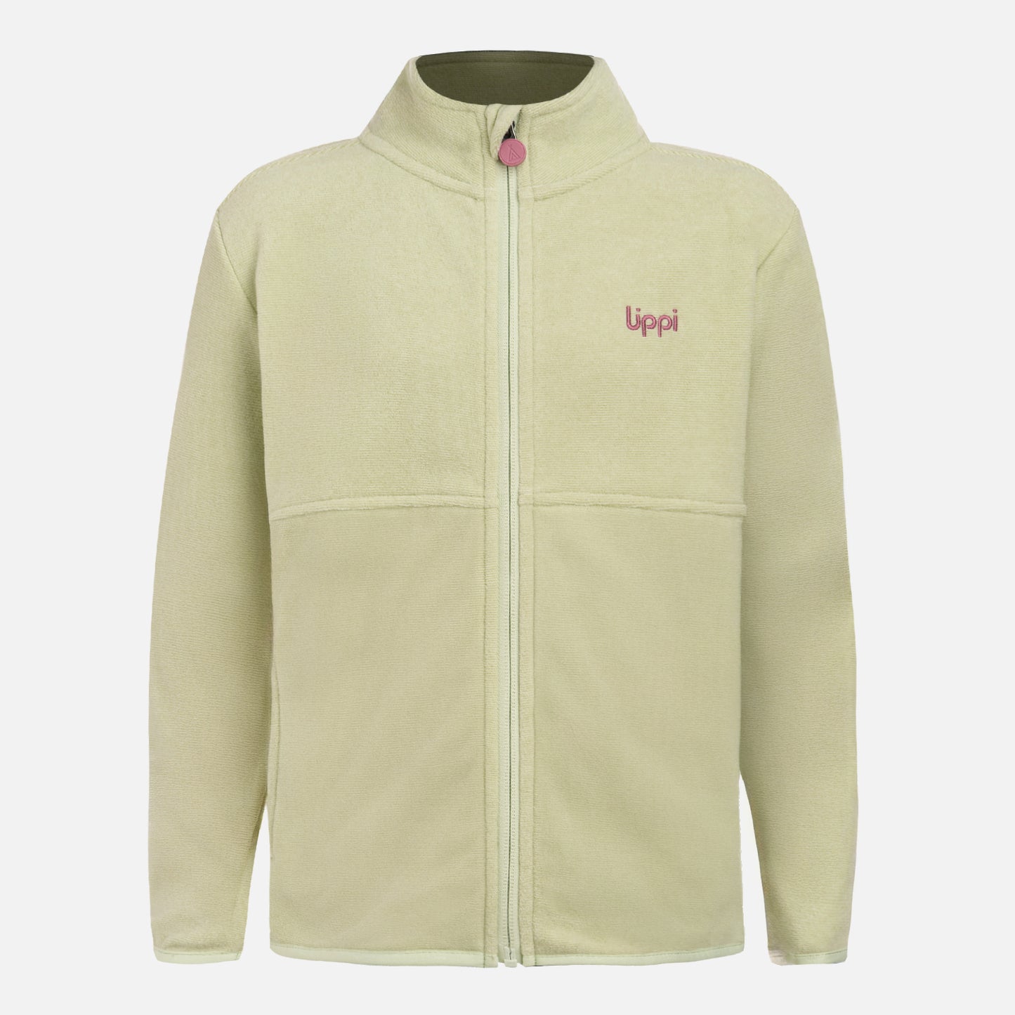 Polar Niña Stripes Nano-F Full Zip Gris Claro / Verde Agua Lippi