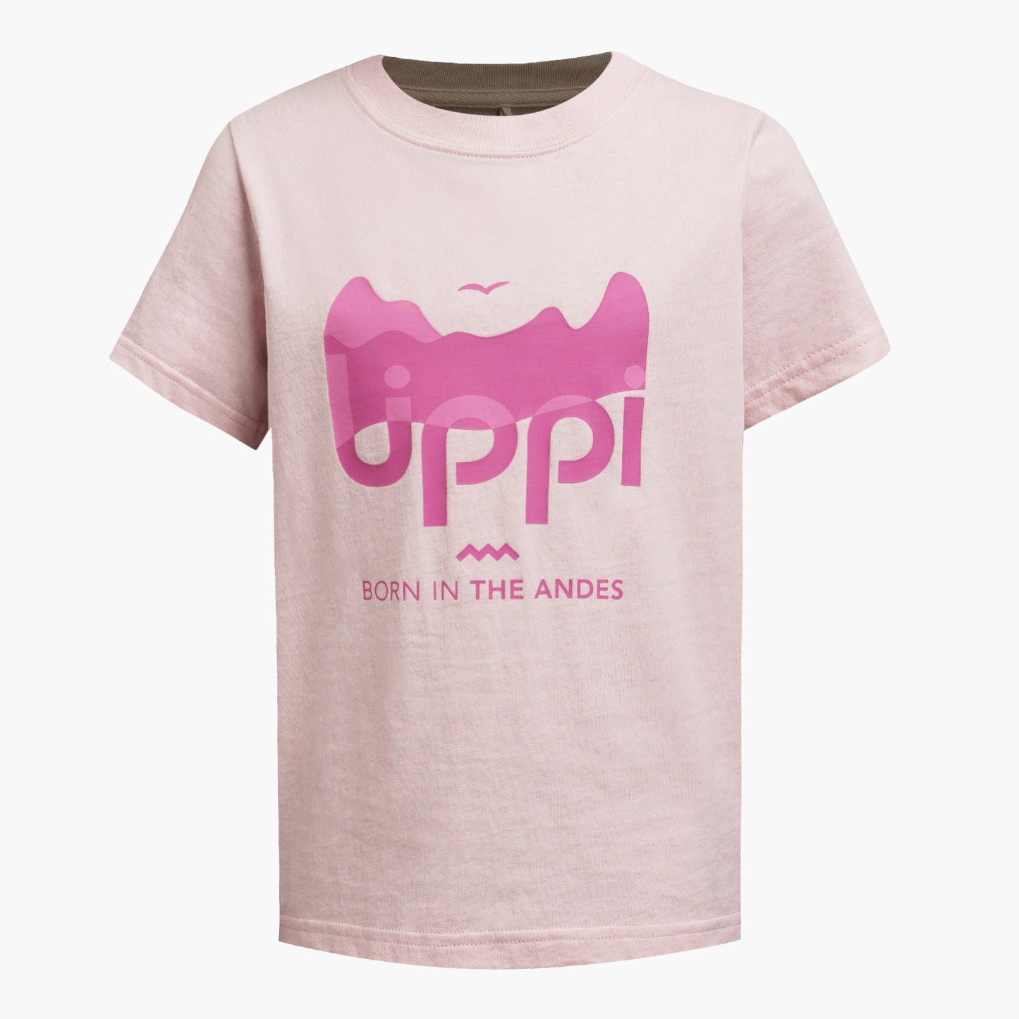Polera Niña Logo Lippi T-shirt Rosa Claro Lippi