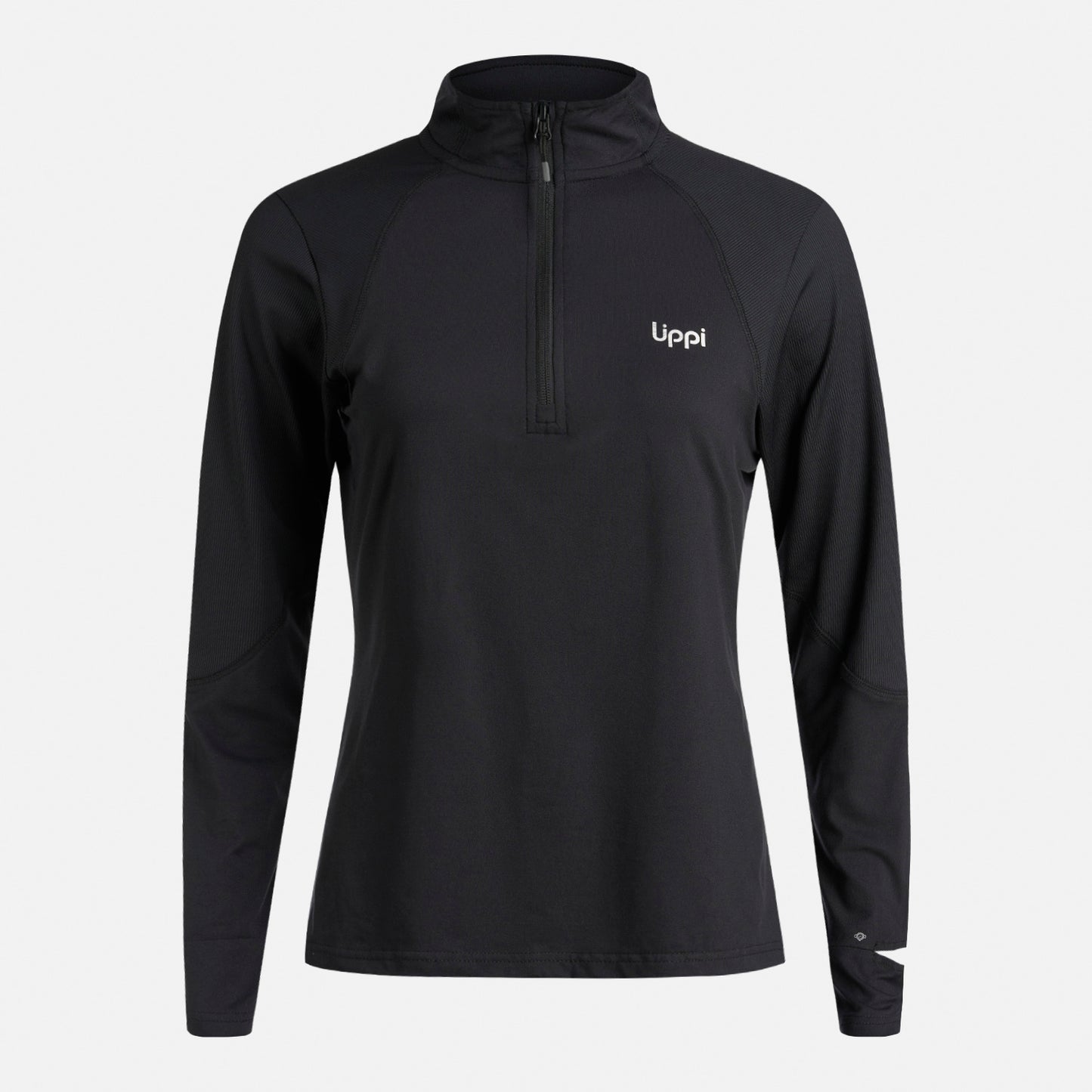 Polerón Mujer Puerto Trucco 1/4 Zip Negro Lippi