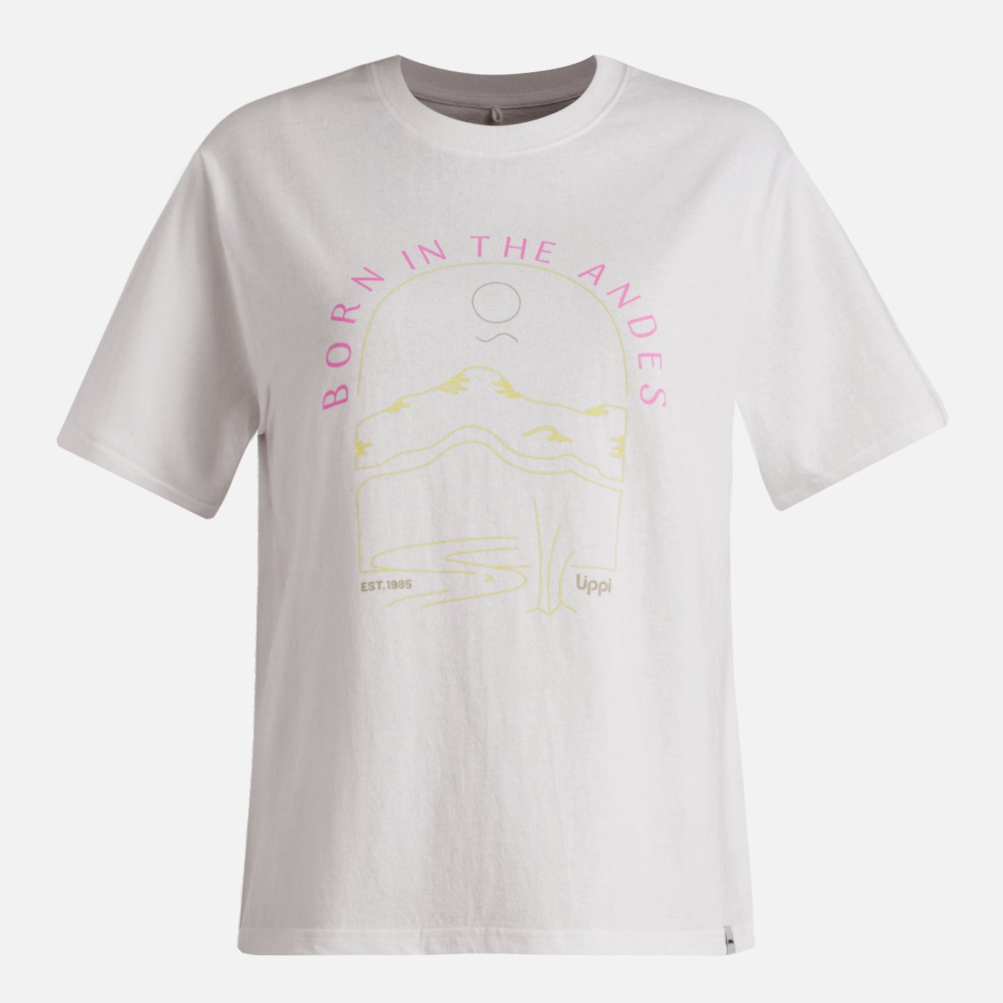 Polera Mujer Logo Lippi T-shirt Blanco Lippi