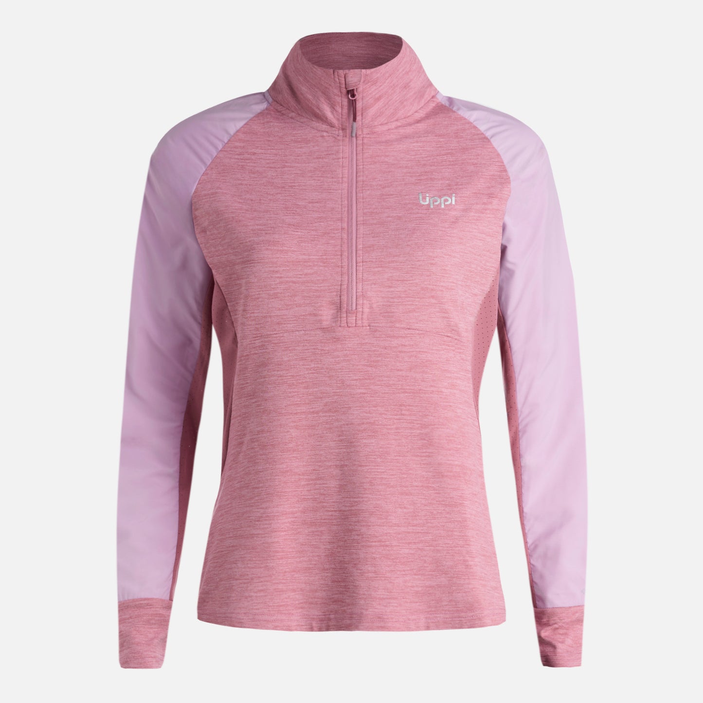 Polerón Mujer Egger 1/4 Zip Rosa Oscuro Lippi