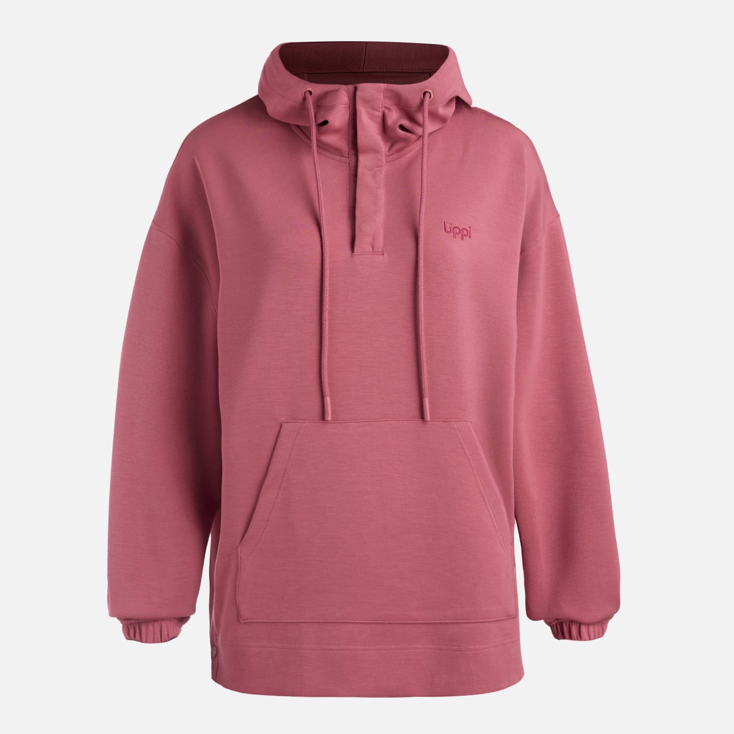 Polerón Mujer CityScape Hoody Sweatshirt Rosa Oscuro Lippi