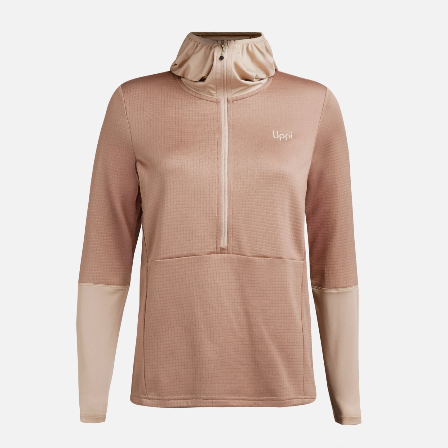 Polerón Mujer Maestri Nano-F 1/4 Zip Hoody Canela Lippi