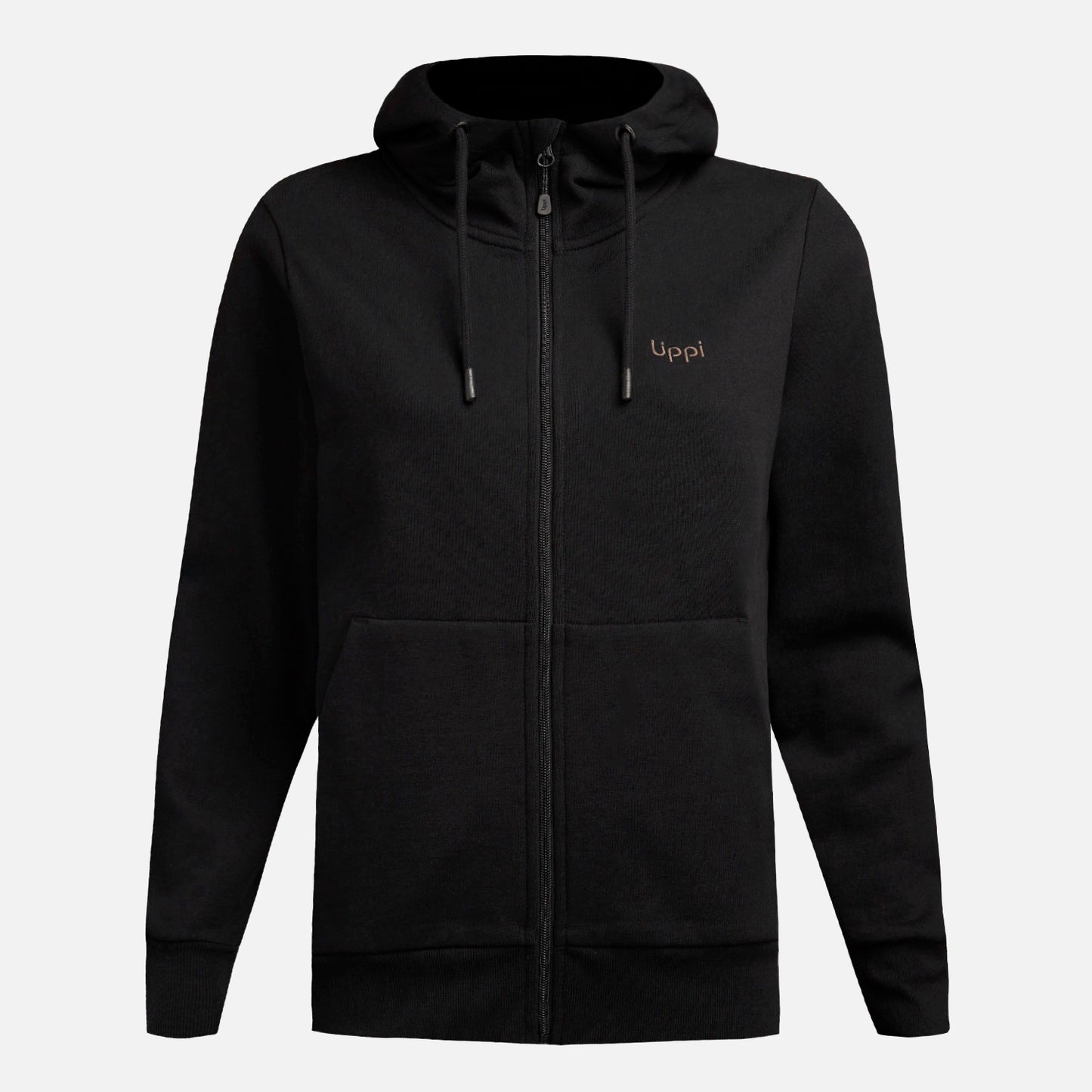 Polerón Mujer Ulmo Full Zip Hoody Sweatshirt Negro Lippi
