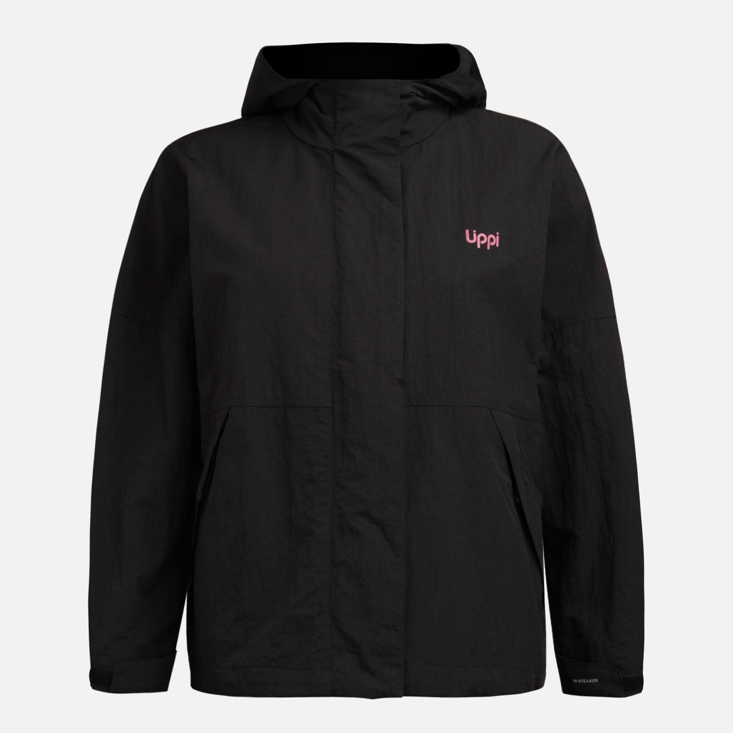 Chaqueta Mujer CityMe WindBreaker Hoody Jacket Negro Lippi