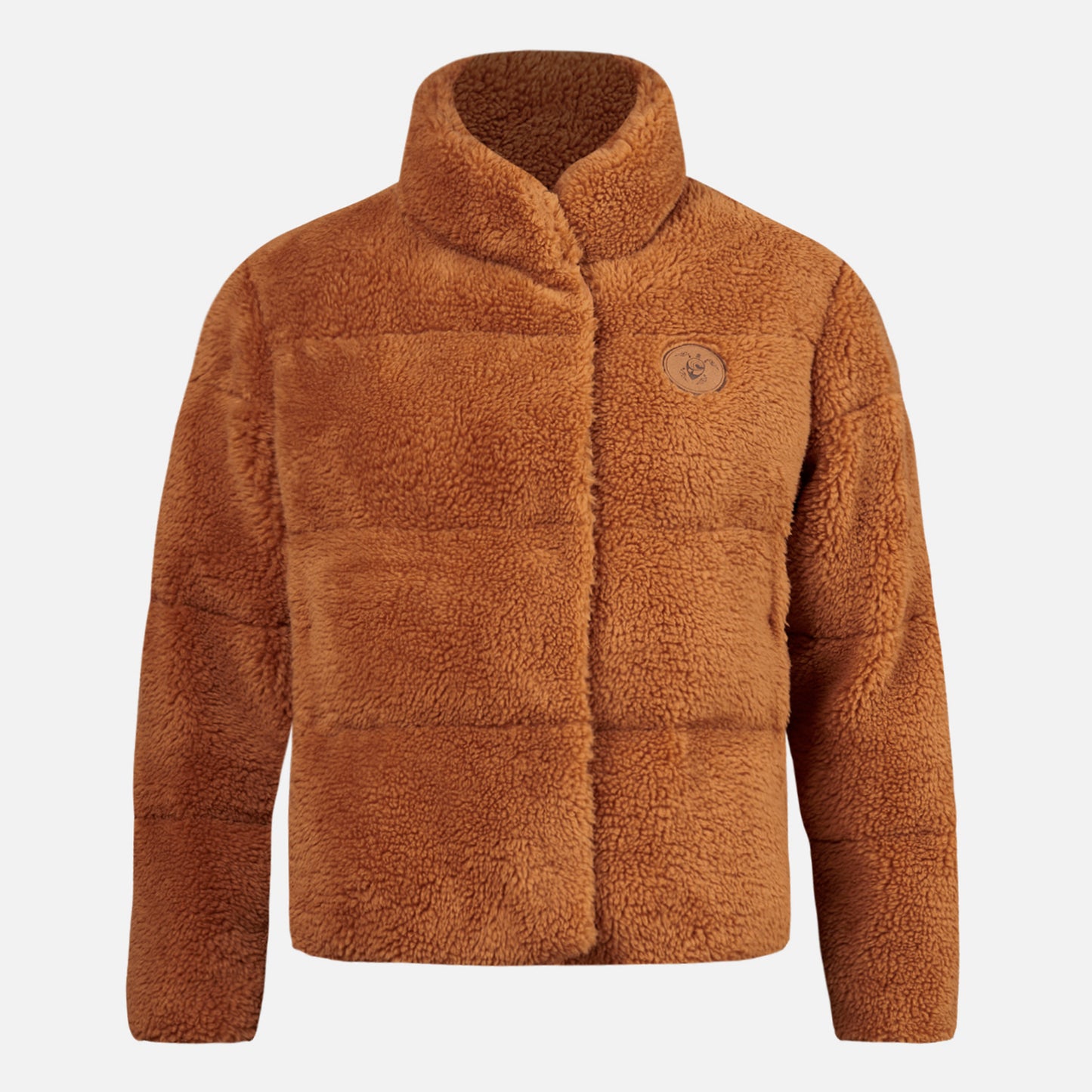 Chaqueta Mujer Aterciopelada Camel Haka Honu