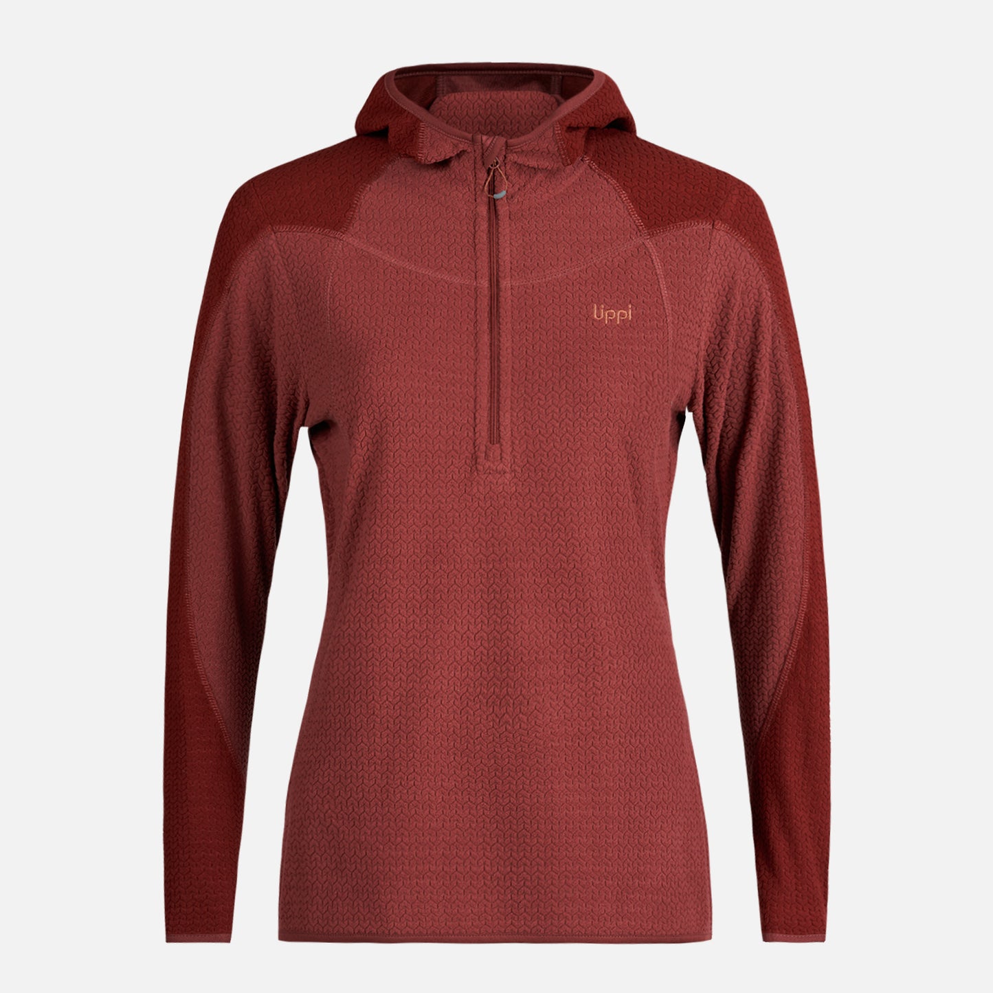 Poleron Mujer Jacaranda Nano-F 14 Zip Hoody Ladrillo Lippi