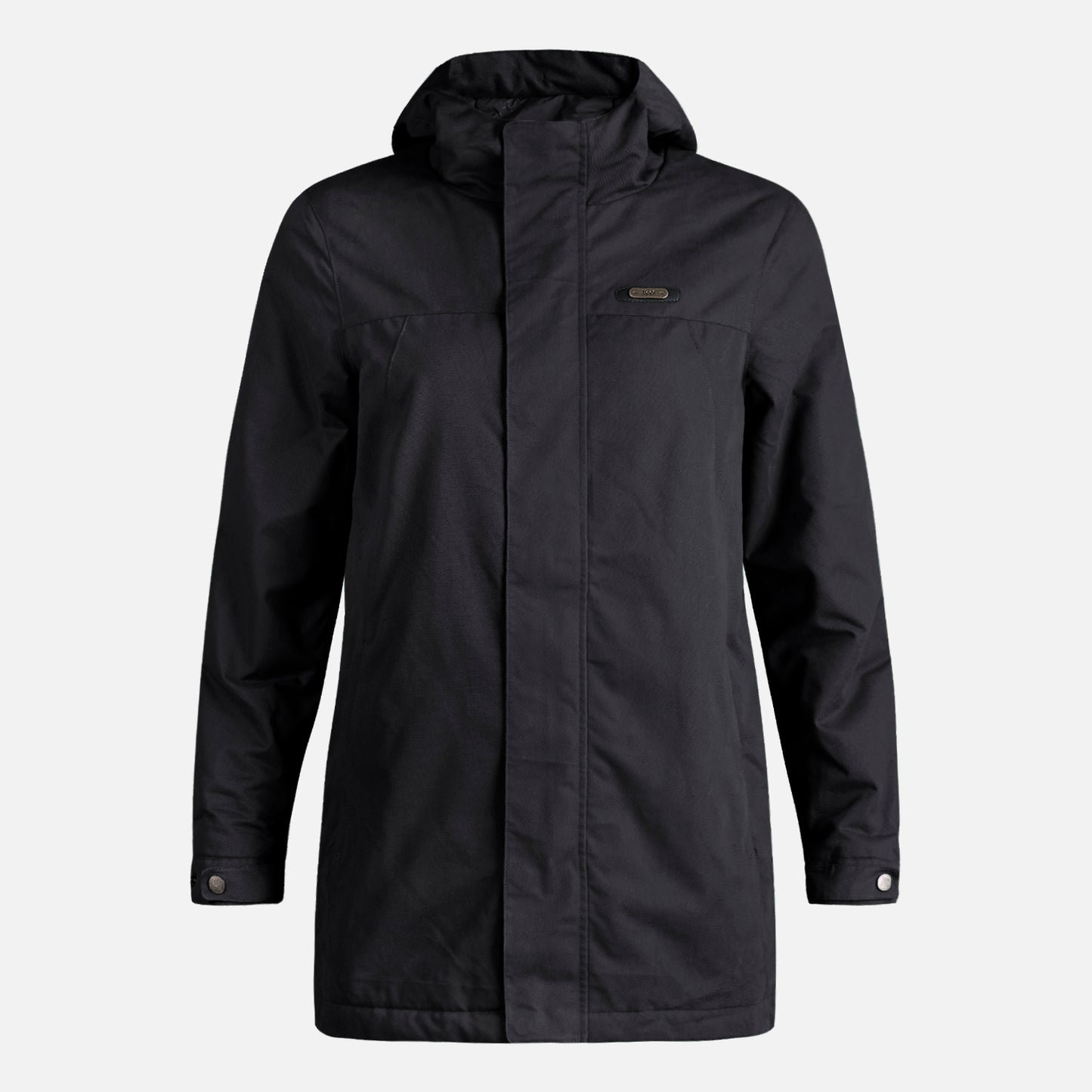 Chaqueta Mujer Peumo Canvas Hoody Jacket Negro Lippi