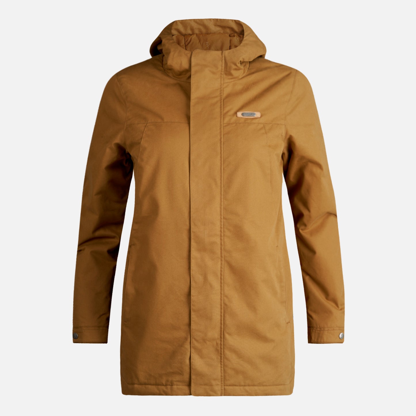 Chaqueta Mujer Peumo Canvas Hoody Jacket Mostaza Oscuro Lippi