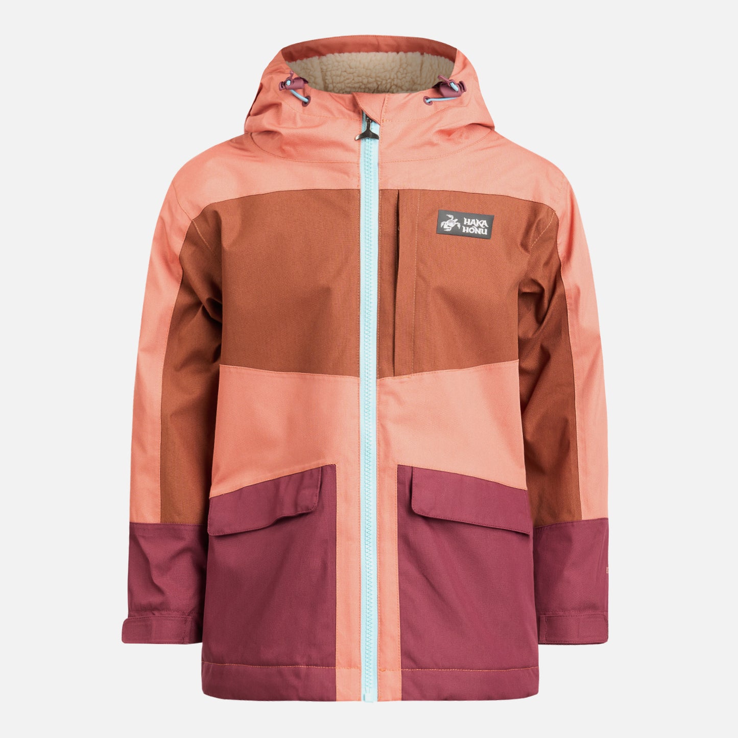 Chaqueta Niña Mini Yak Salmon Haka Honu