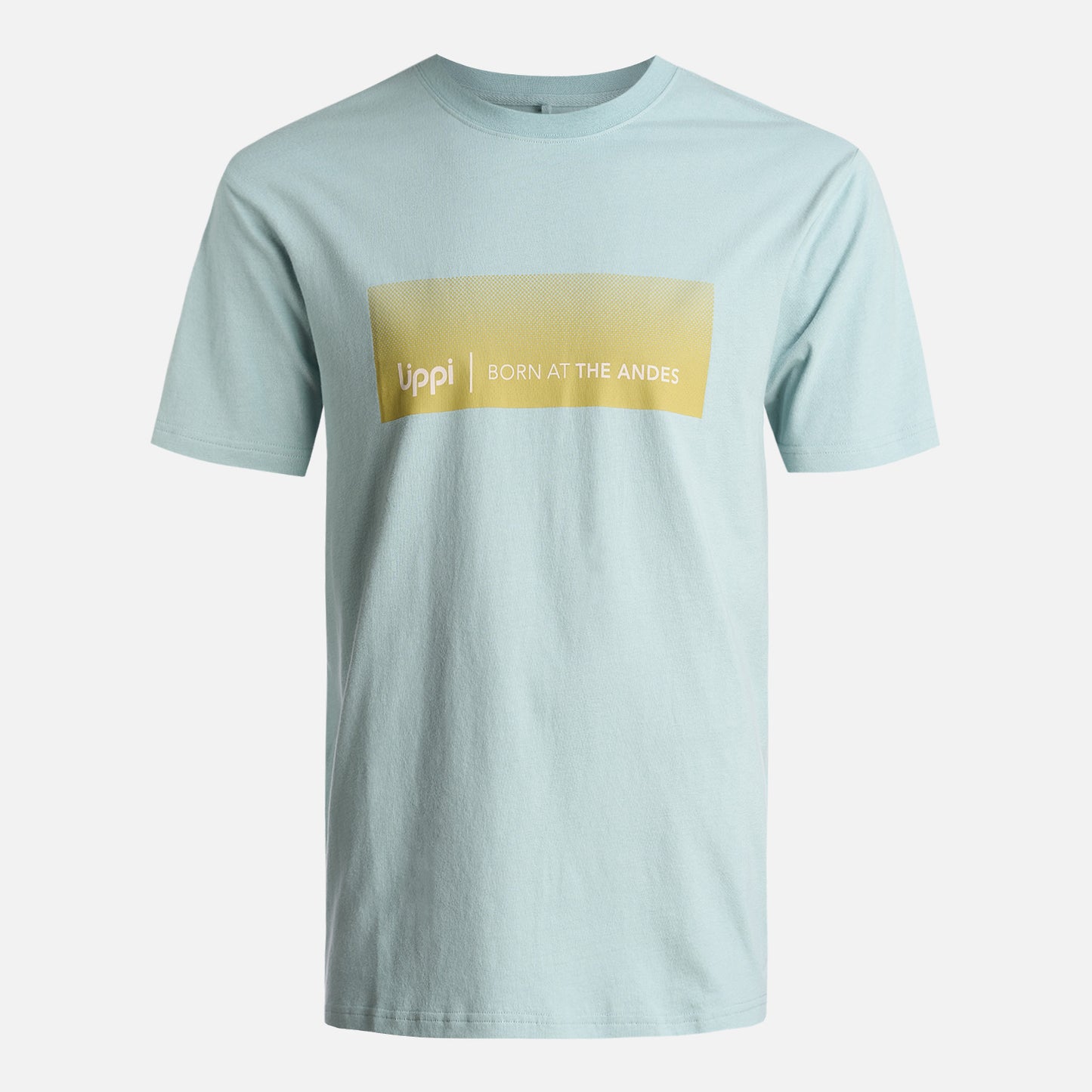 Polera Hombre Logo Lippi Front Print T-Shirt Celeste Lippi