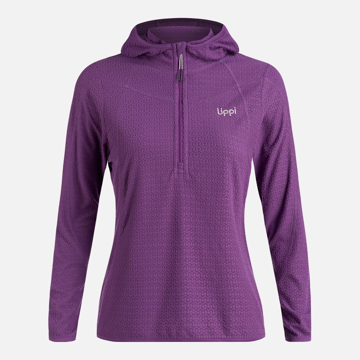 Polerón Mujer Jacaranda Nano-F 14 Zip Hoody Violeta Lippi