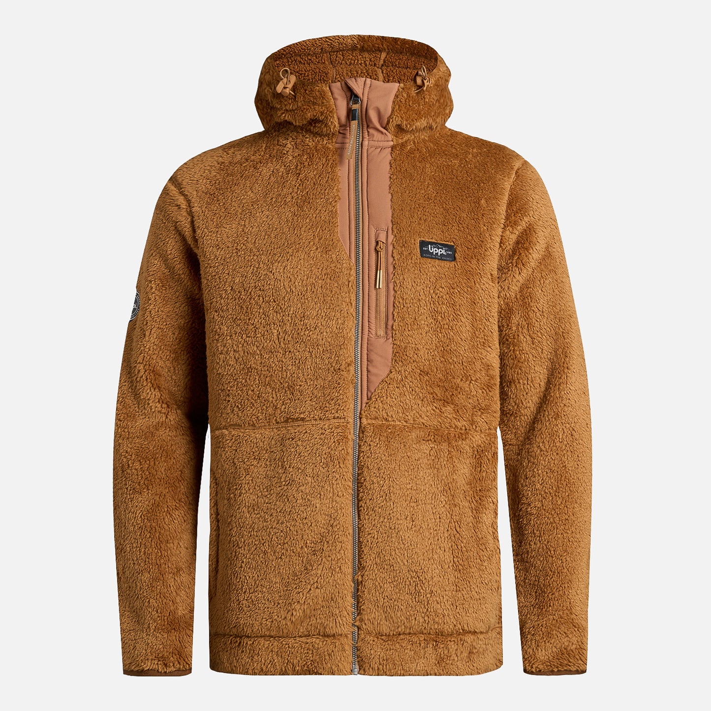 Polar Hombre Bear Shaggy-Pro Hoody Jacket Camel Lippi