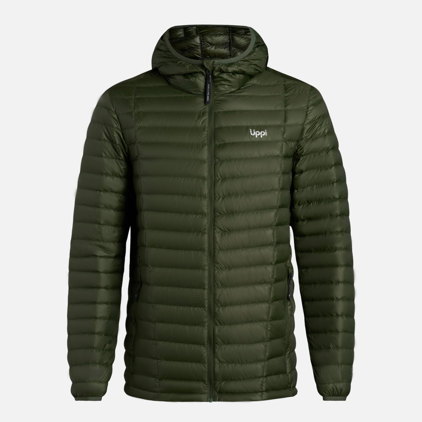 Chaqueta Hombre Peak Down Hoody Jacket Verde Militar Lippi