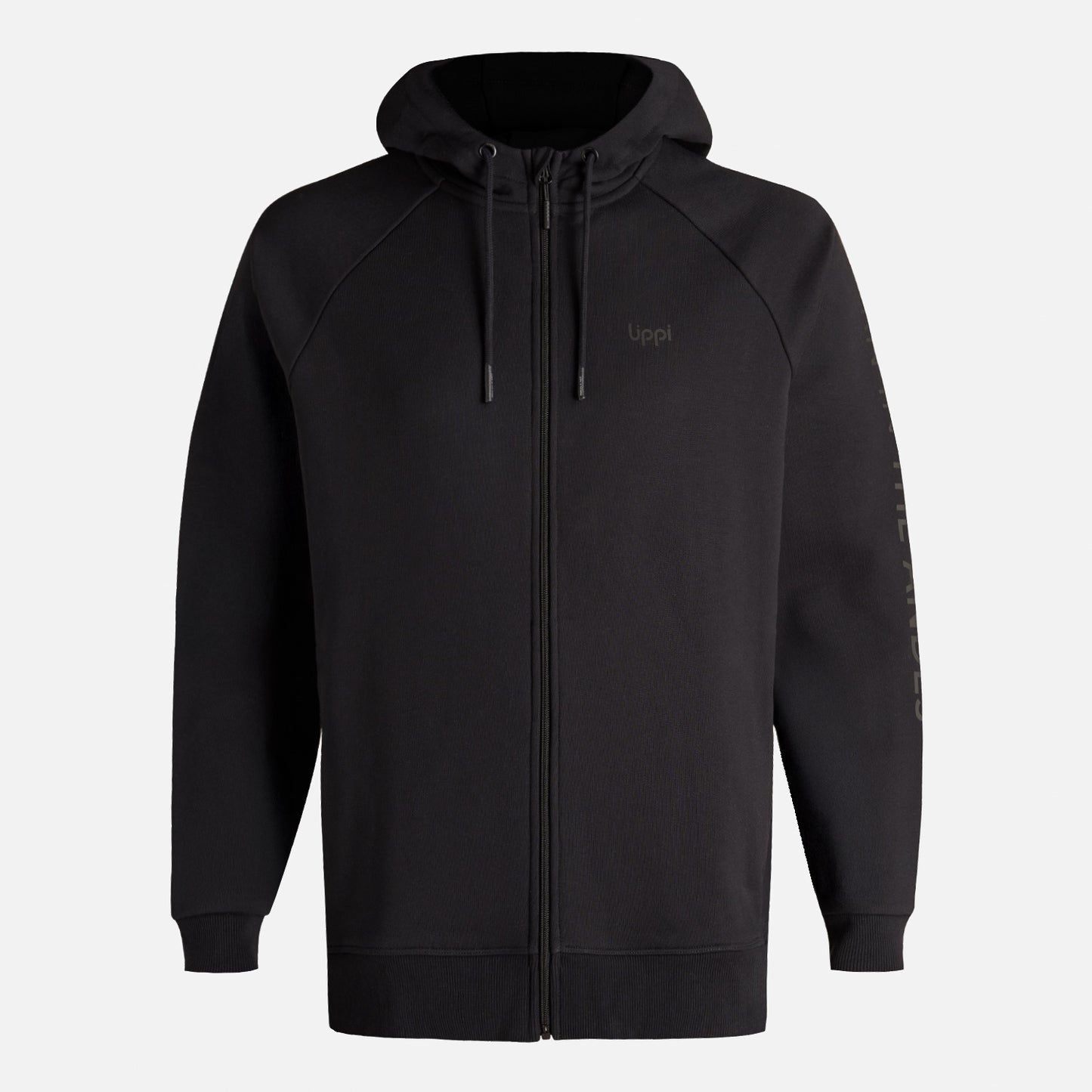 Polerón Hombre Heavy Duty Full Zip Sweatshirt Negro Lippi