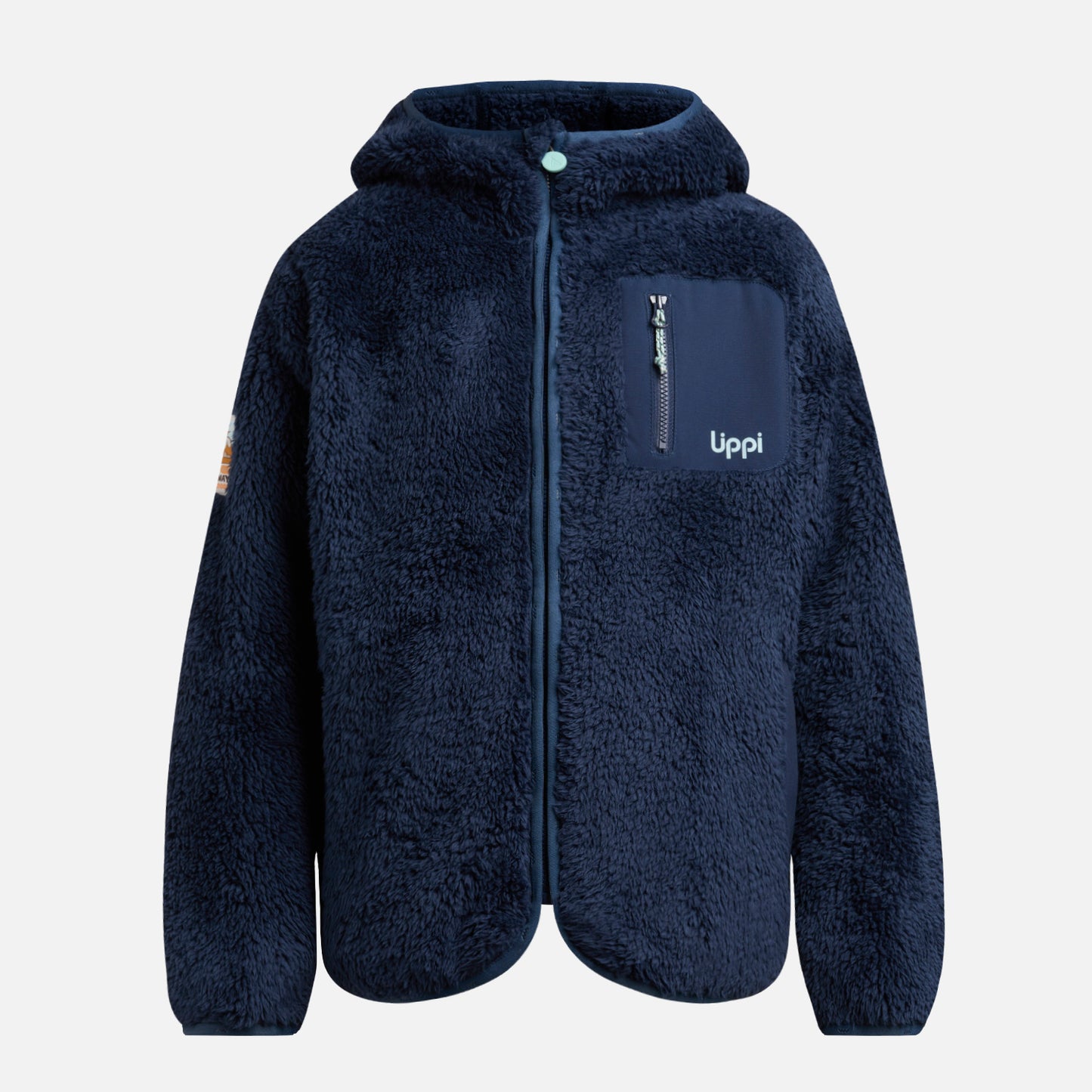 Polar Niño Bear Shaggy-Pro Hoody Jacket Azul Marino Lippi