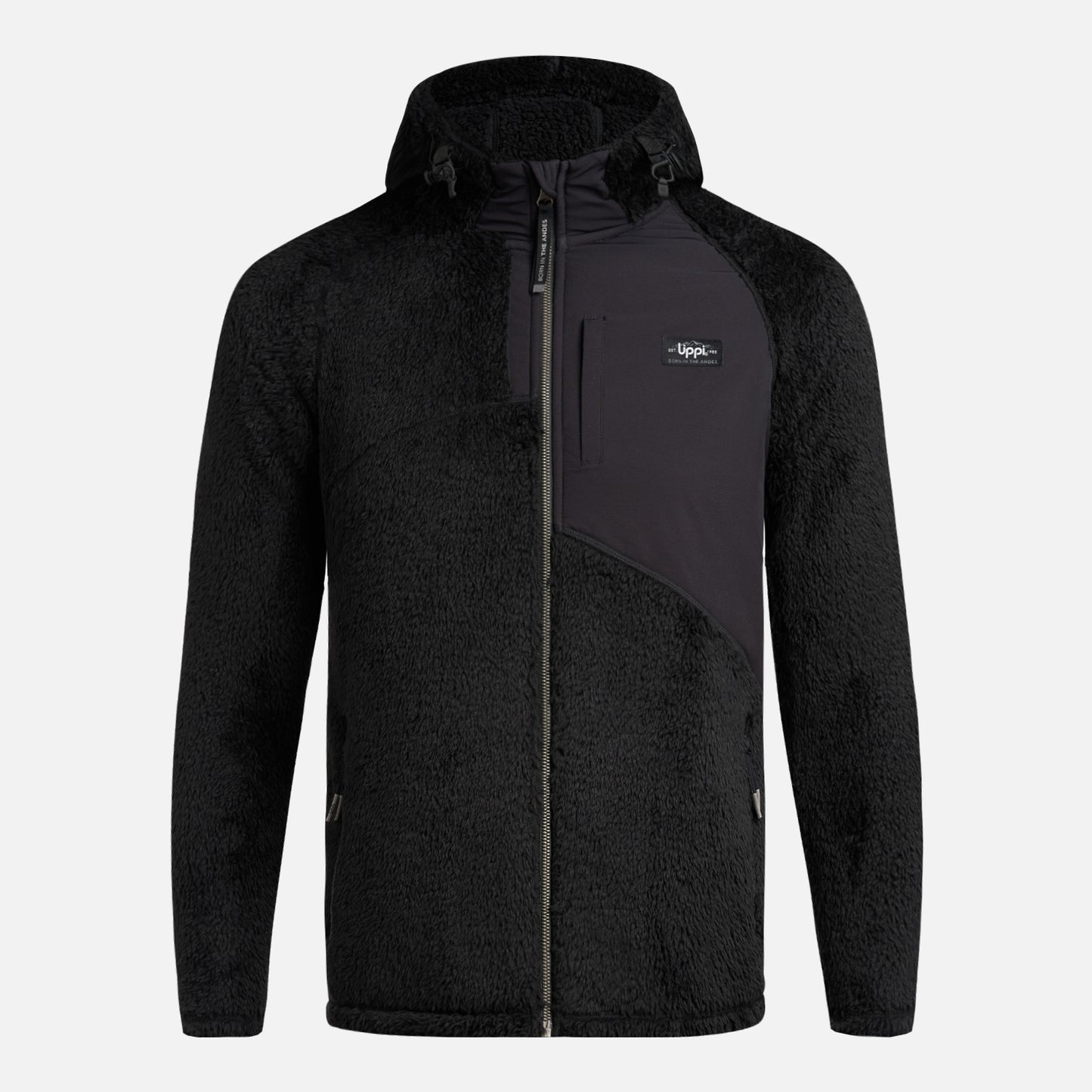 Polar Teen Boy Bear Shaggy-Pro Hoody Jacket Negro Lippi