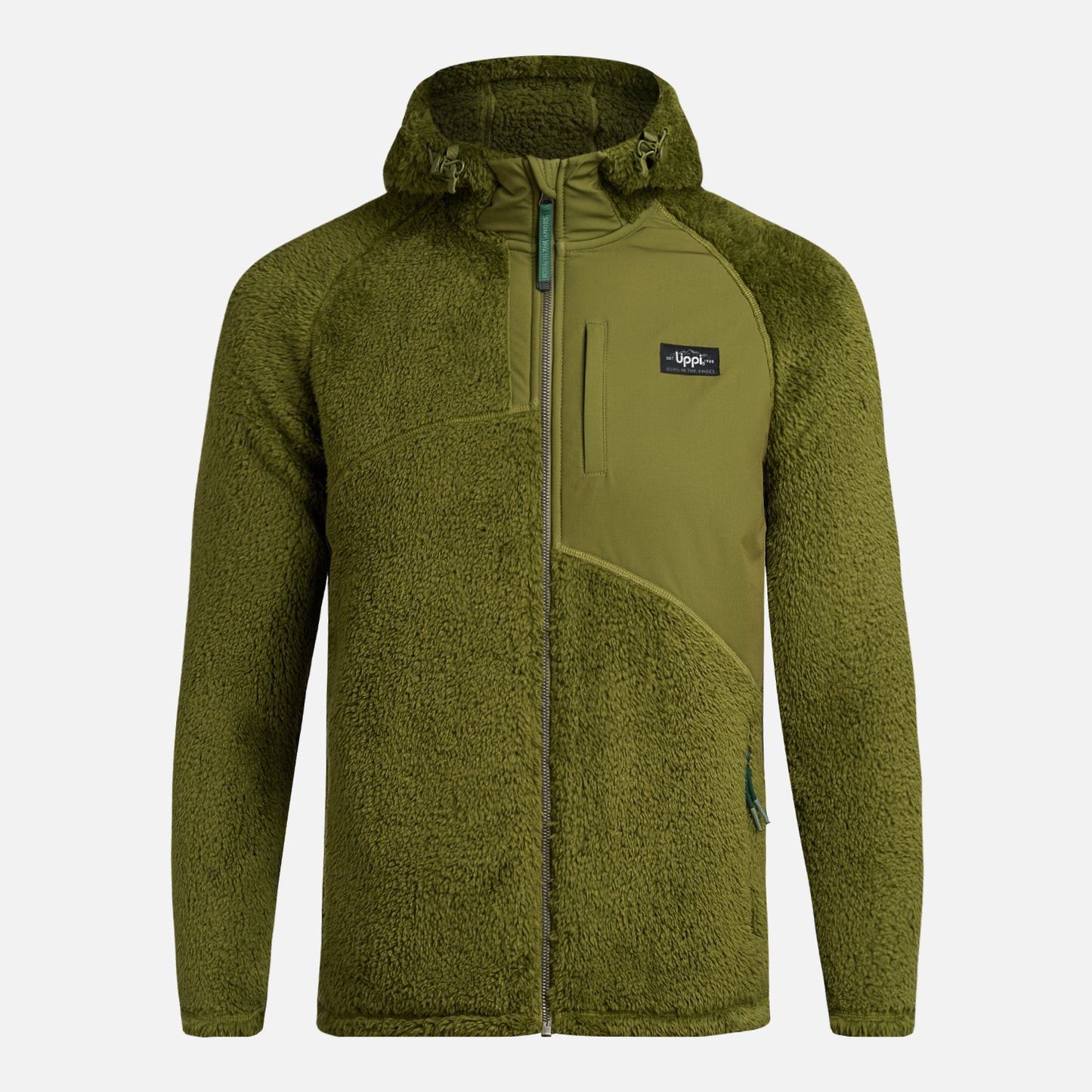 Polar Teen Boy Bear Shaggy-Pro Hoody Jacket Verde Lippi