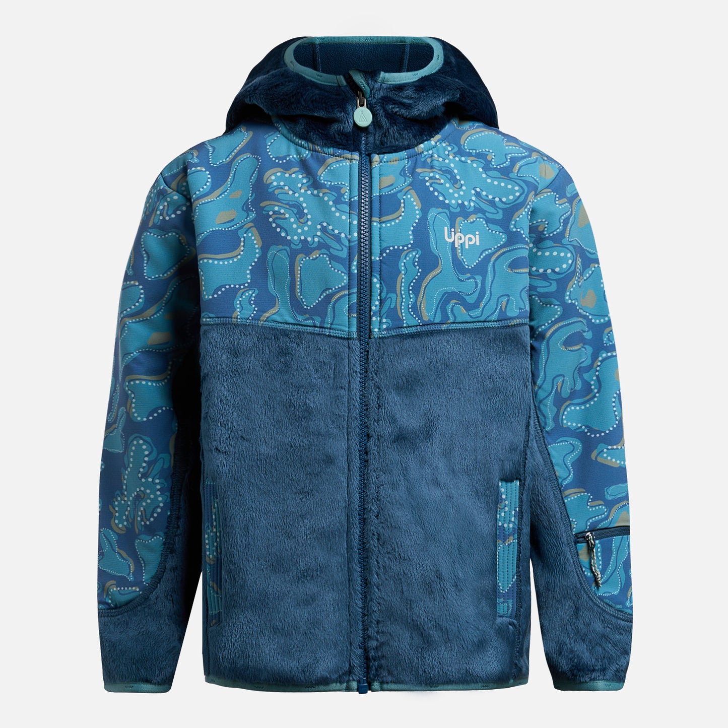 Polar Niño Grillo Therm-Pro Hoody Jacket Azul Piedra Lippi