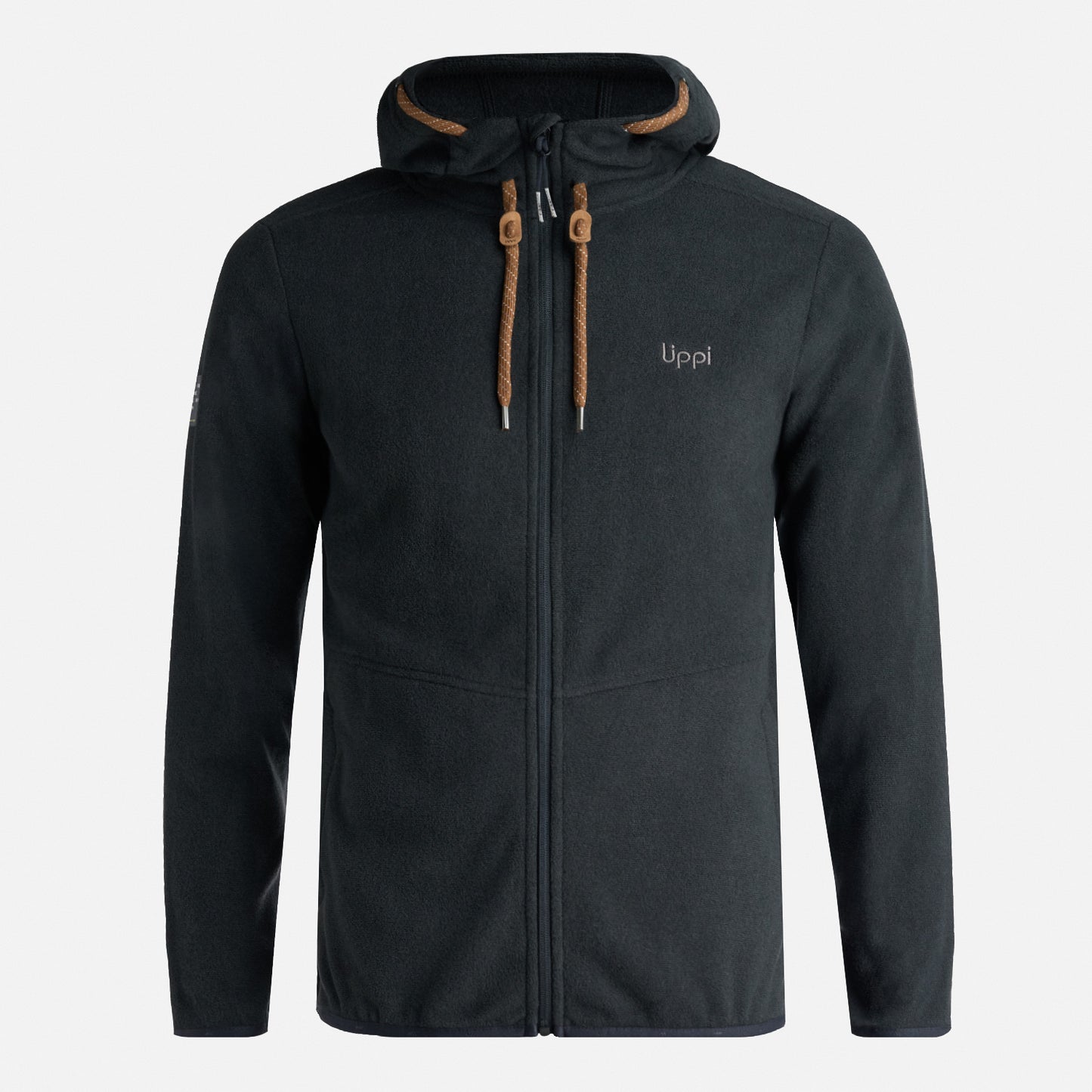 Polerón Teen Boy Stripes Nano-F Full Zip Hoody Negro Lippi