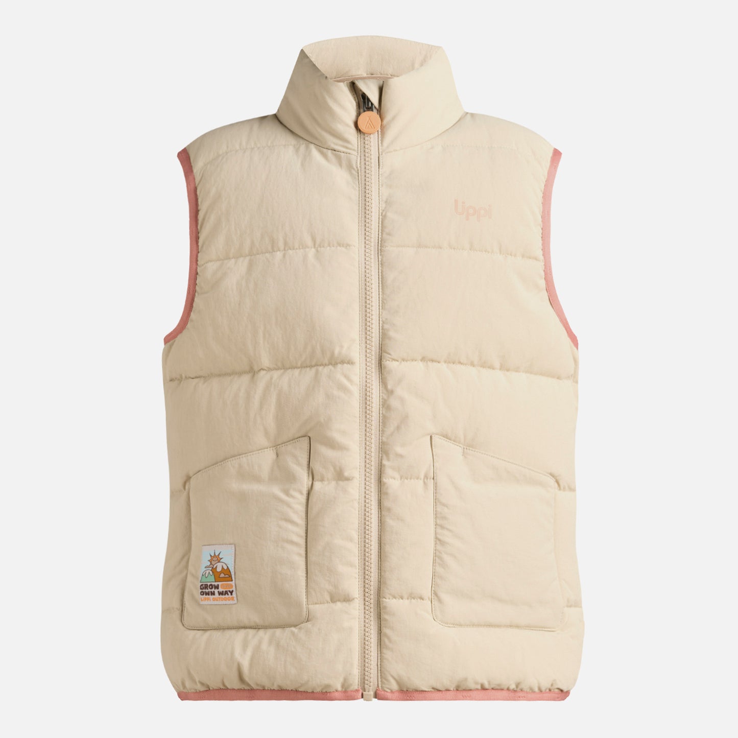 Chaqueta Niña Kingfisher Steam-Pro Vest Jacket Beige Lippi