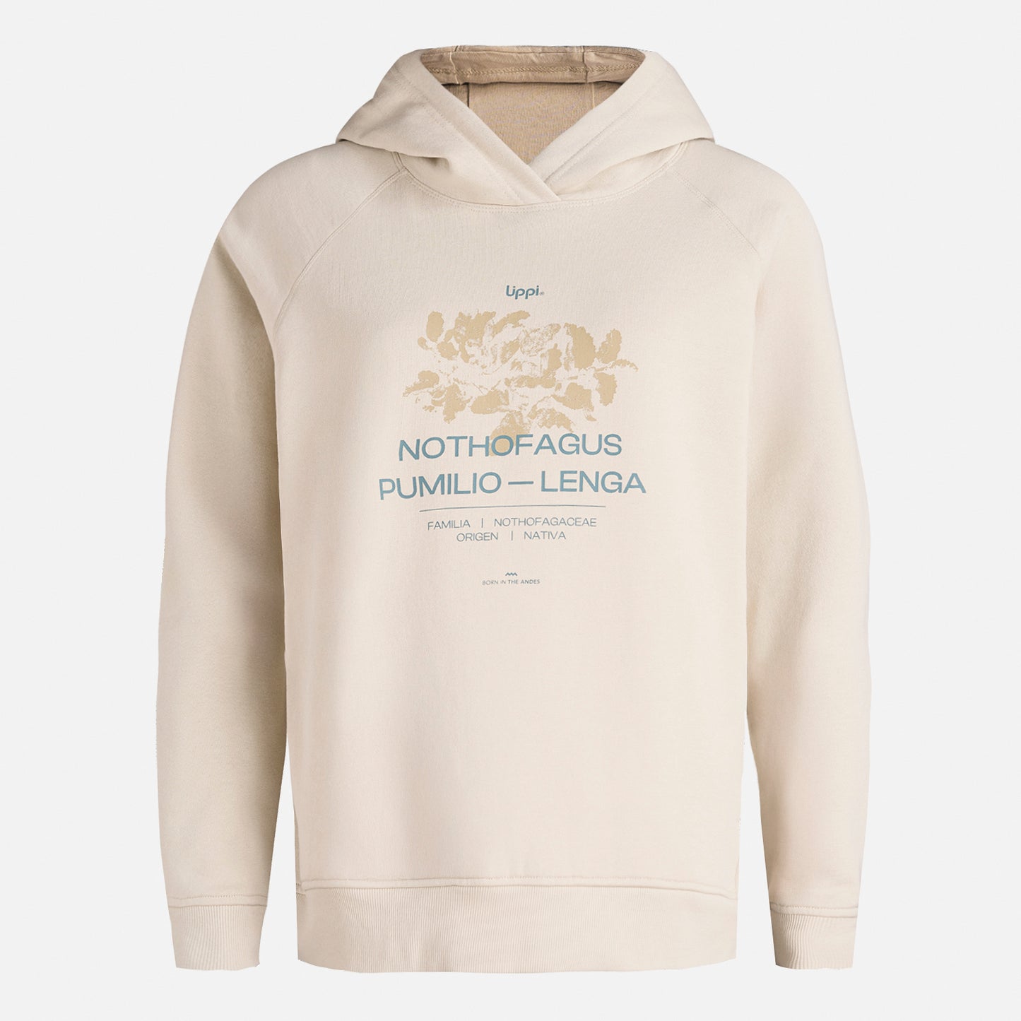 Polerón Mujer Insigne Hoody Sweatshirt Front Print Crudo Lippi