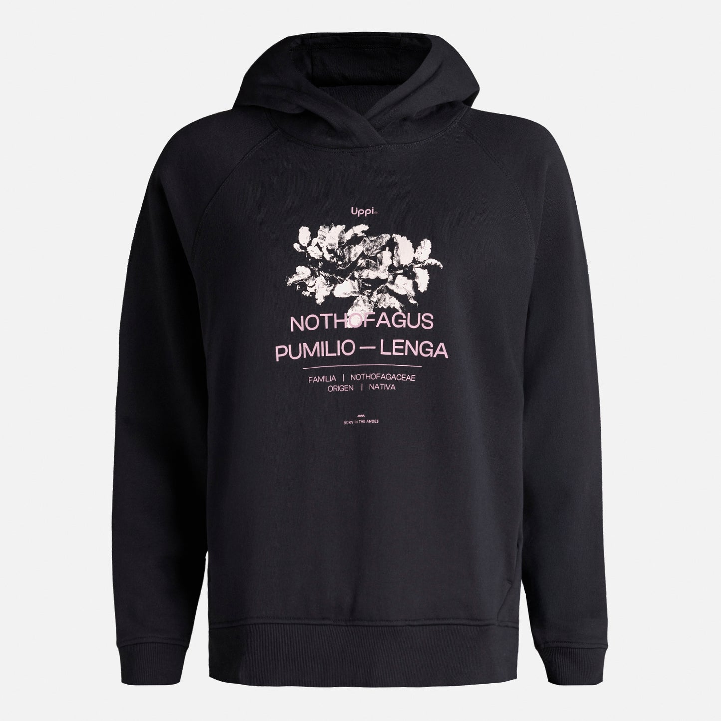 Polerón Mujer Insigne Hoody Sweatshirt Front Print Negro Lippi