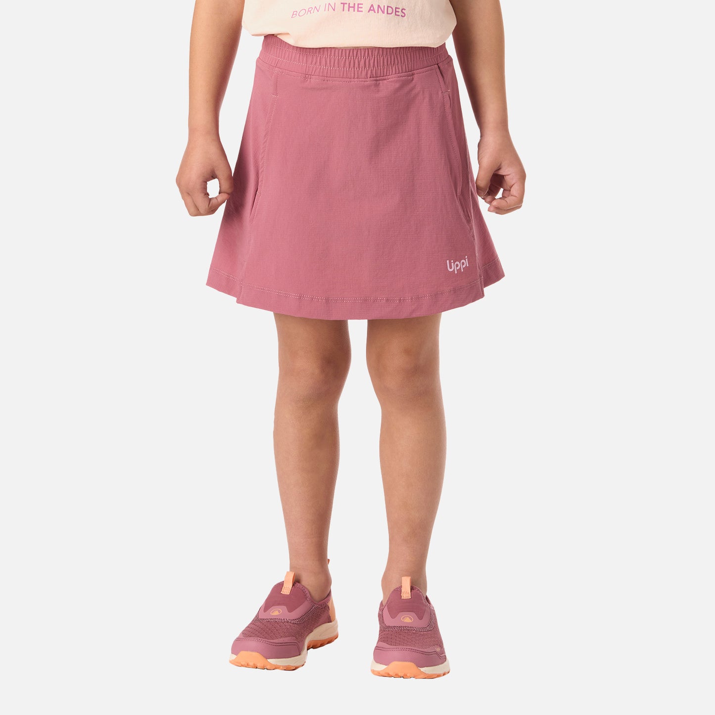 Short Niña Sweet Active Skirt Rosa Oscuro Lippi